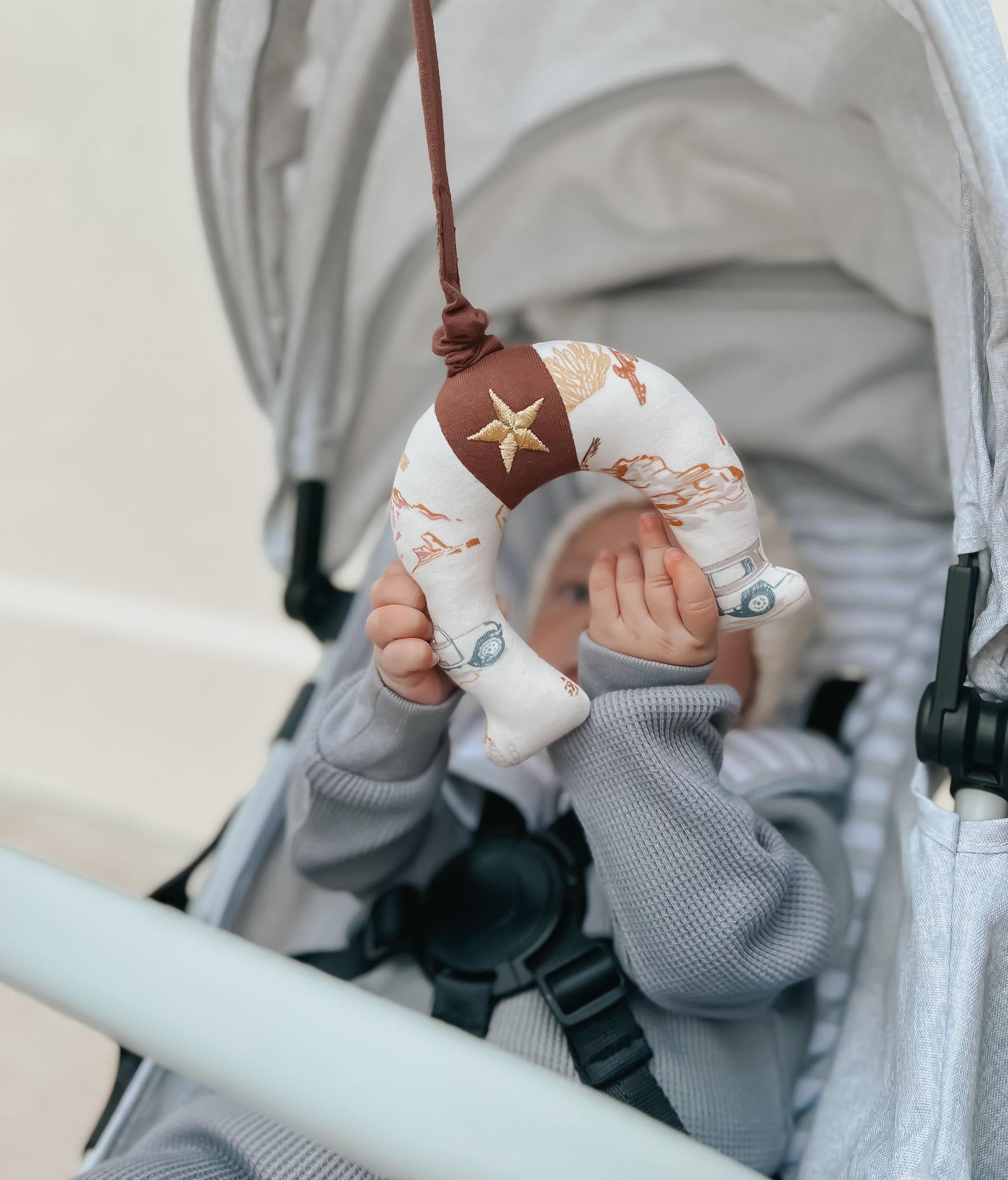 Horseshoe Stroller Toy - Canyon