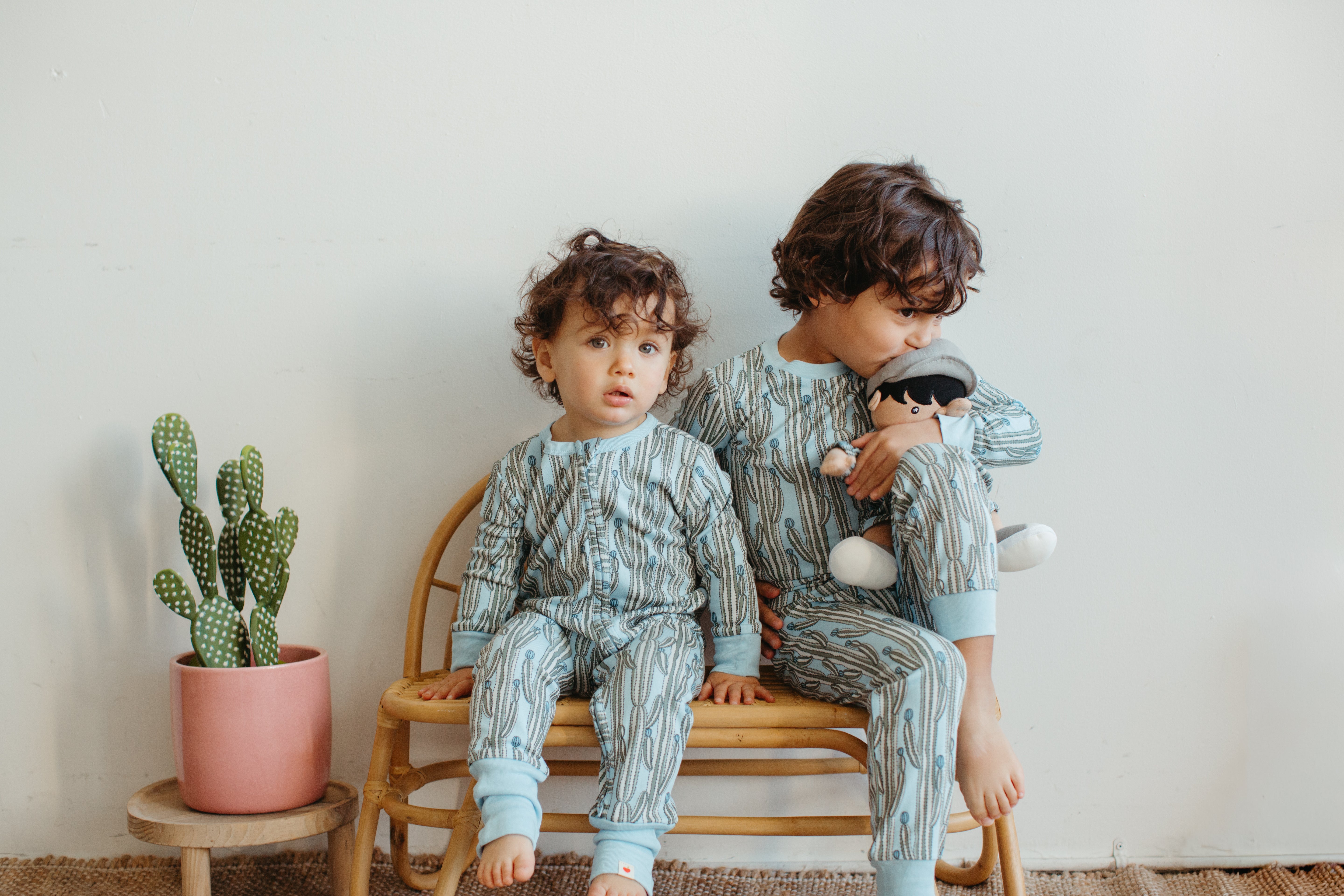 Bamboo Blend Pajamas - Blooming Saguaro