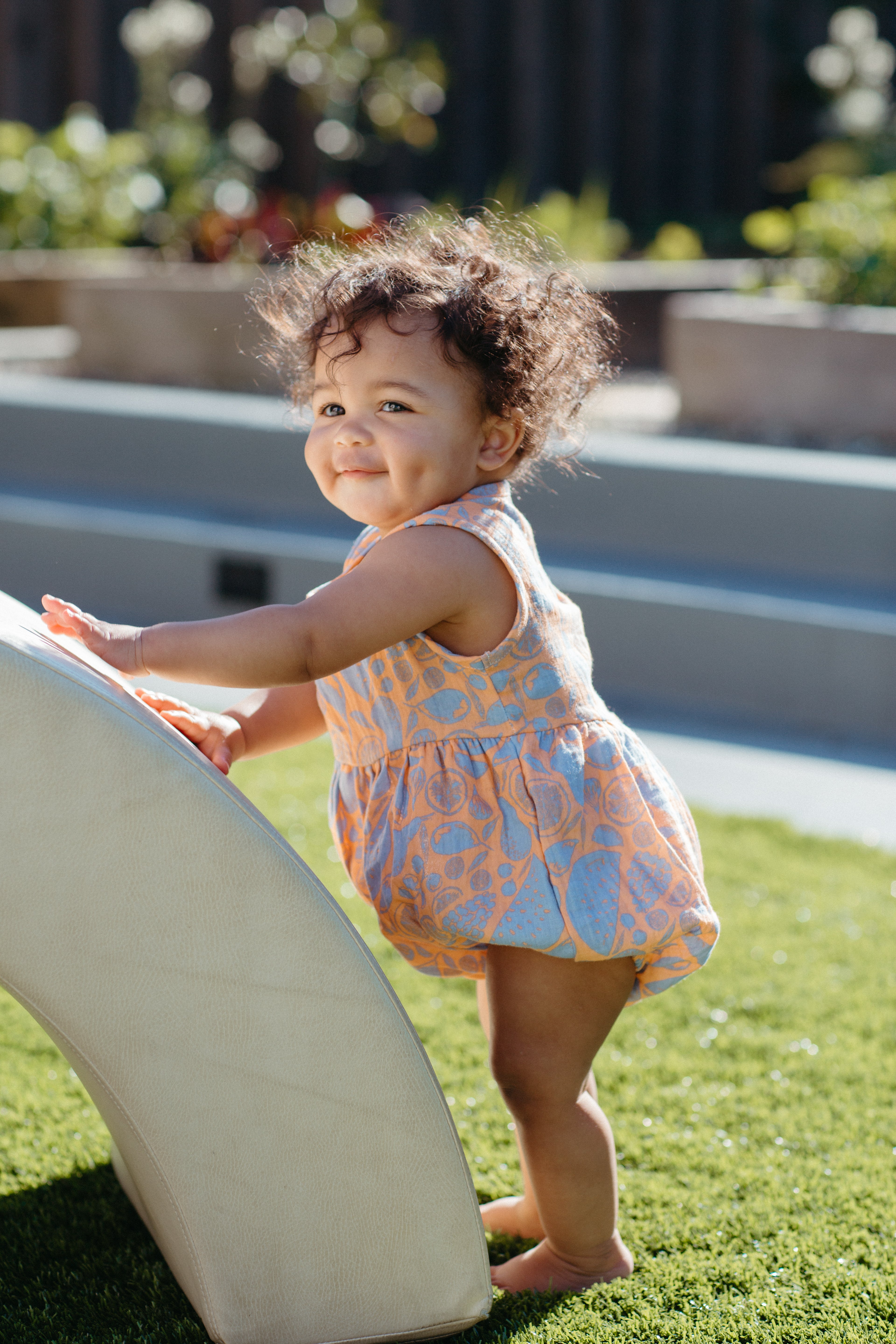 Muslin Bubble Romper – Summer Bounty