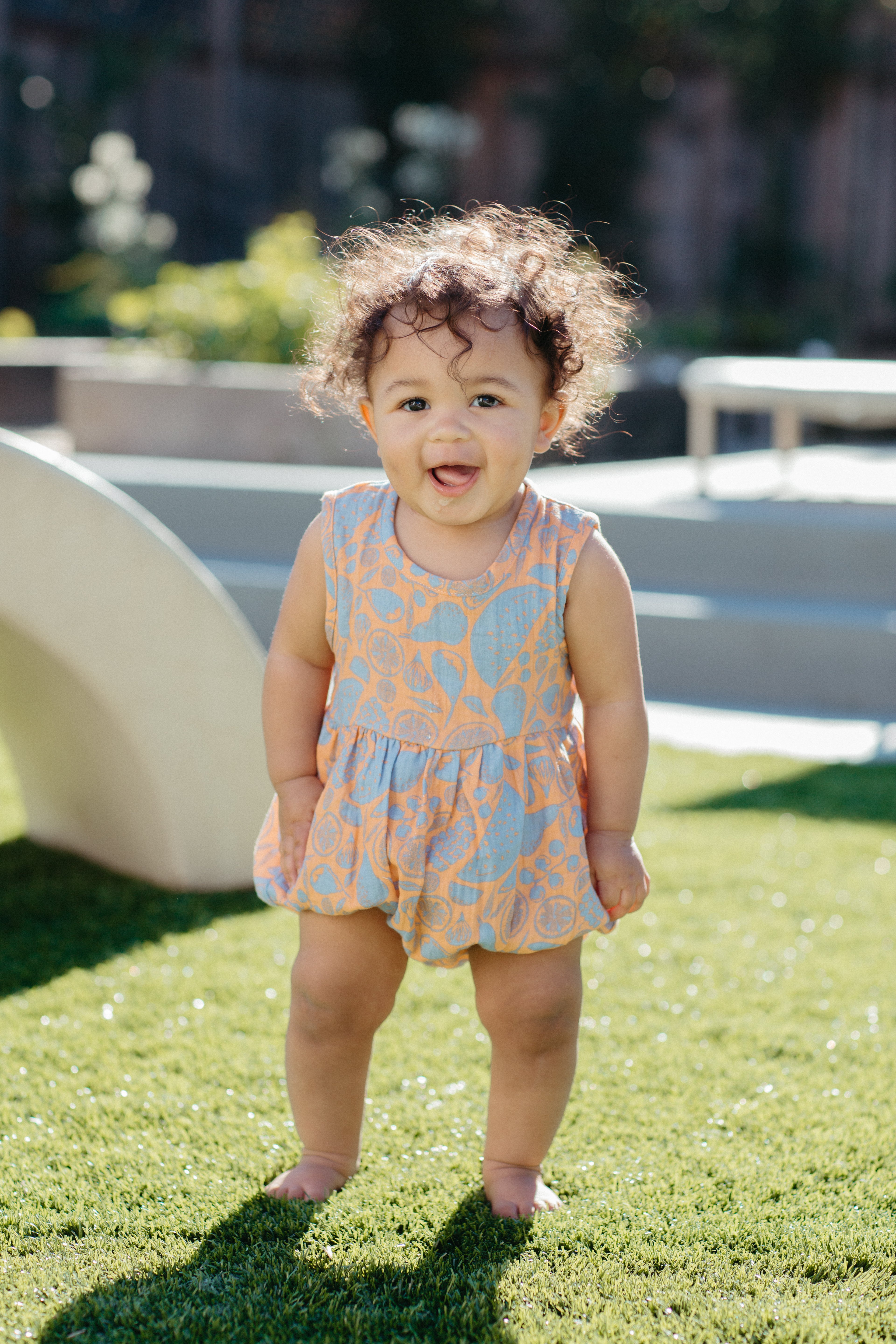 Muslin Bubble Romper – Summer Bounty