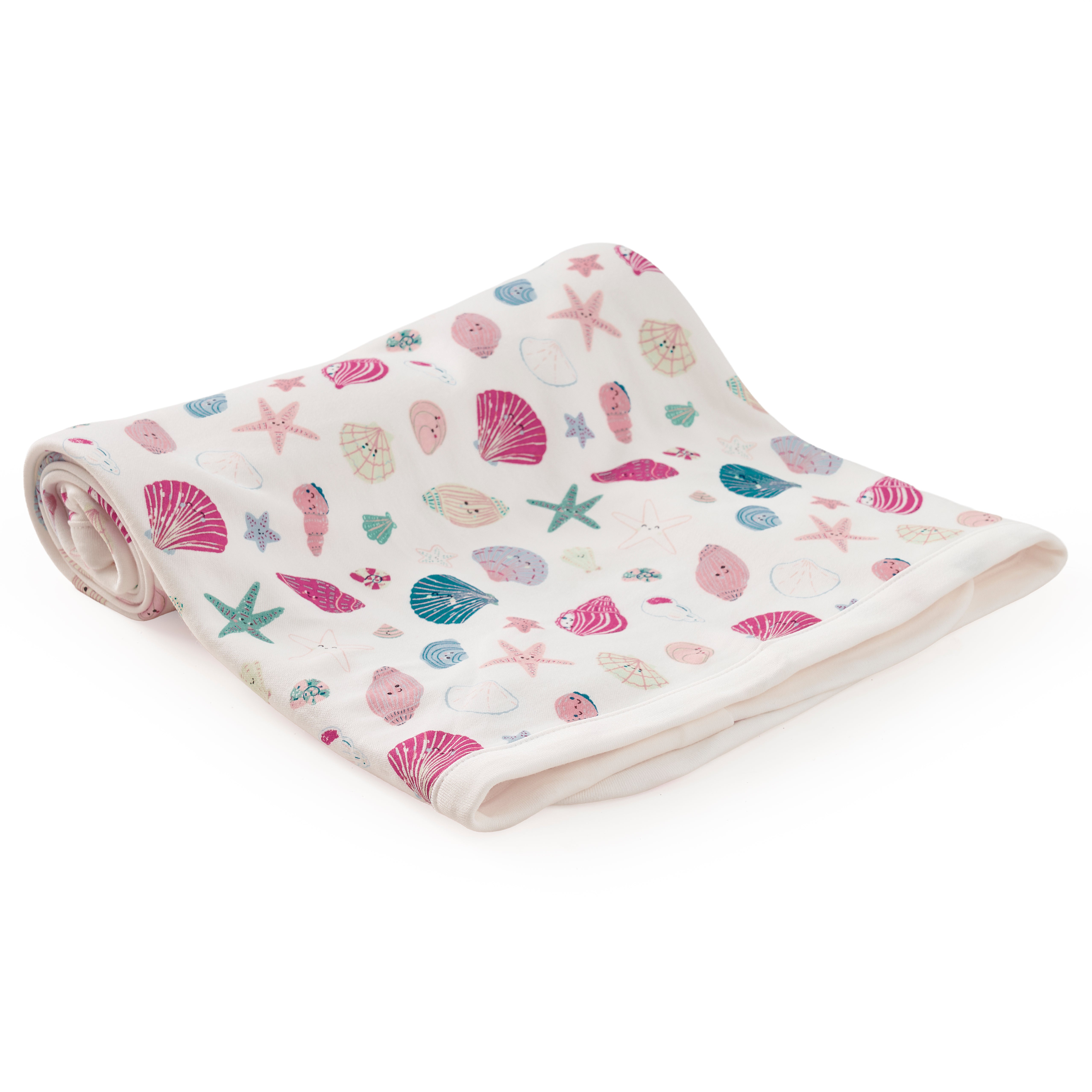 Bamboo Blend 2-ply Receiving Blanket - Seaside Treasures