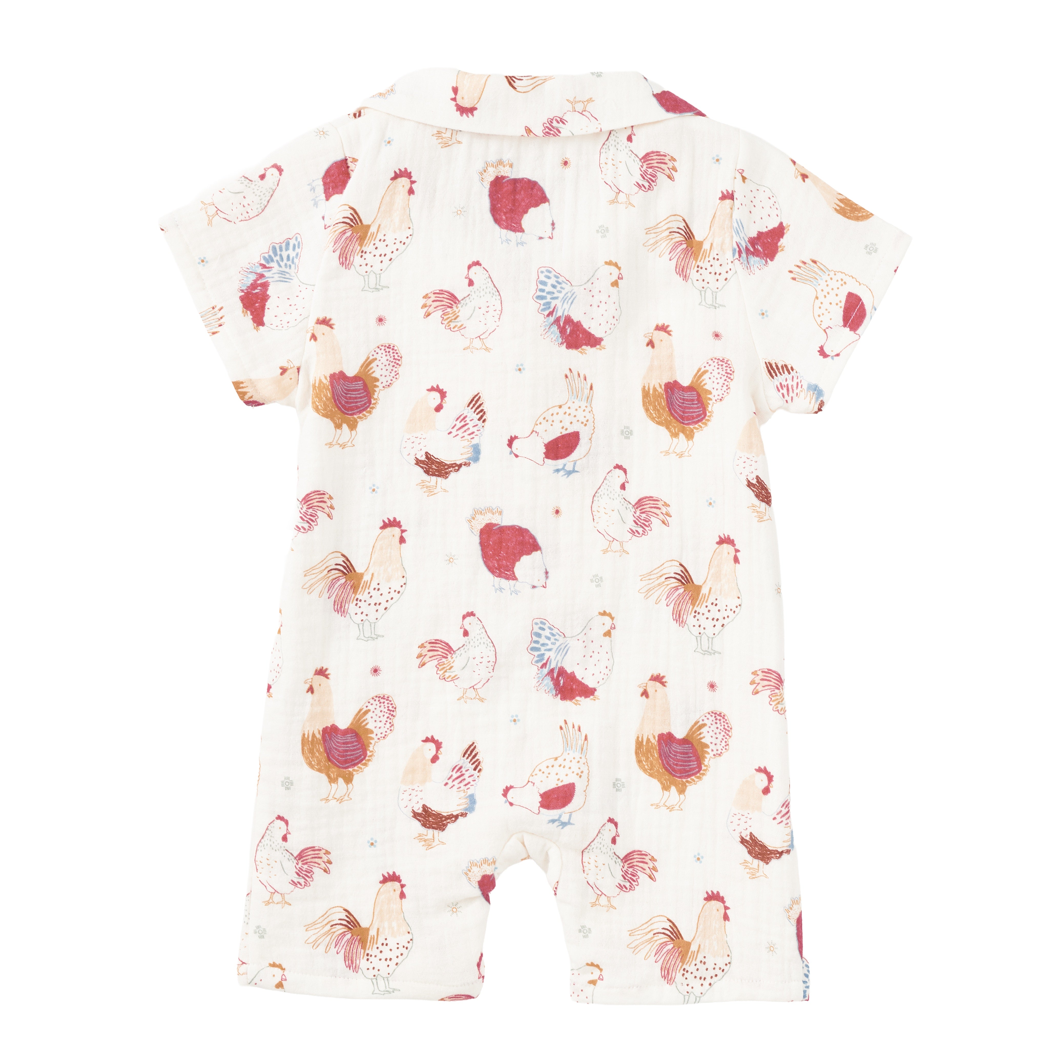 Muslin Cabana Romper - Feathered Friends