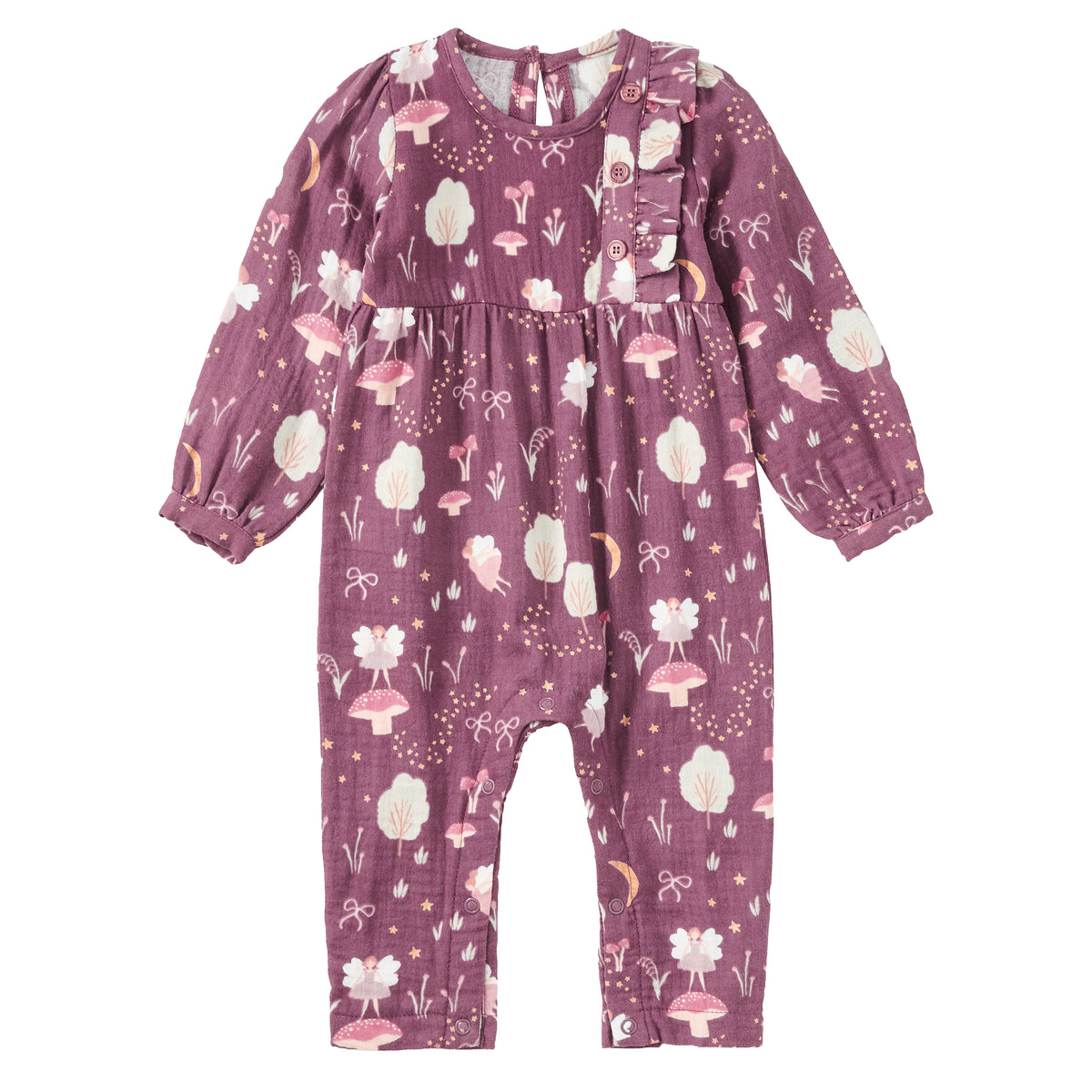 Muslin Heirloom Romper - Forest Fairies