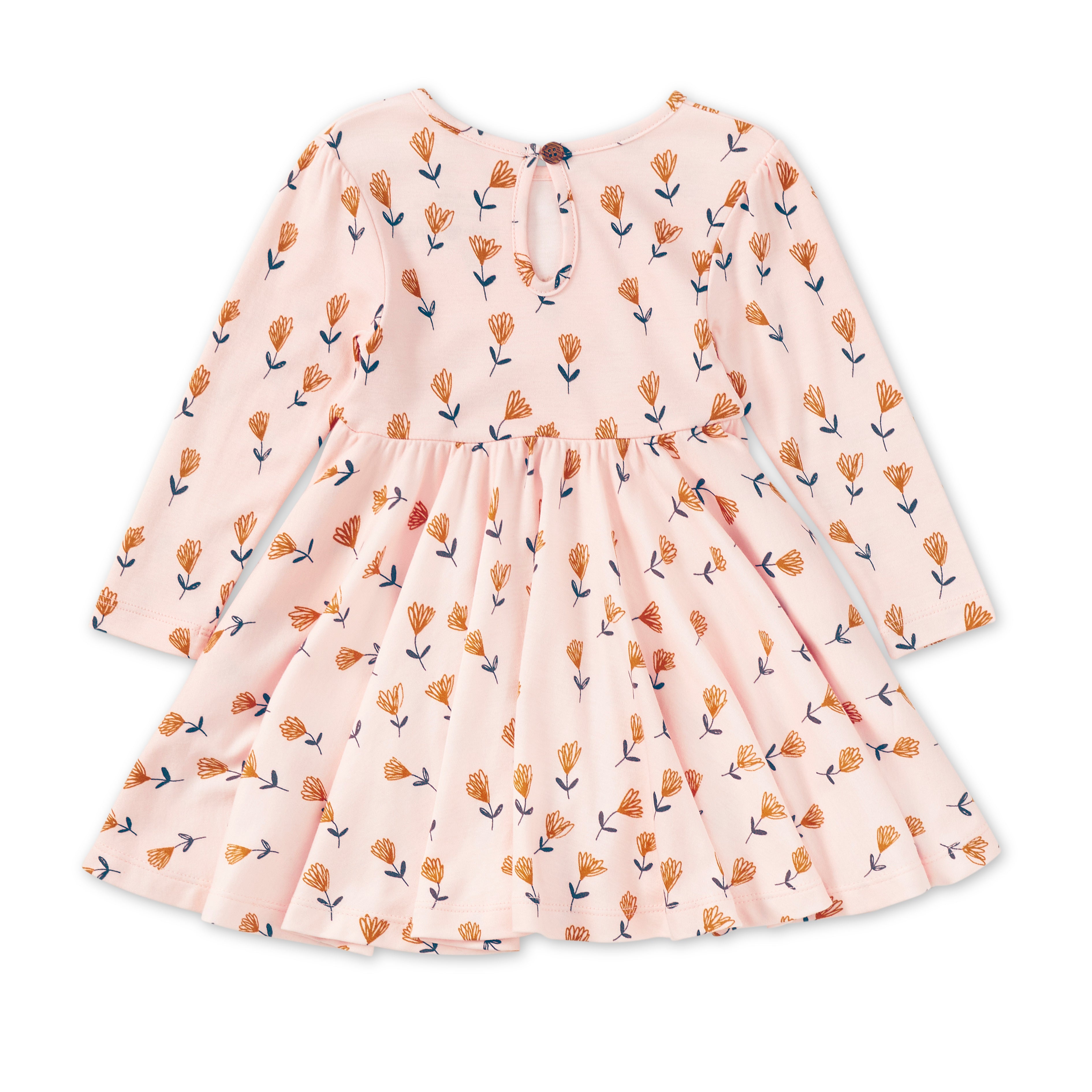 Bamboo Blend Long Sleeve Twirly Tee Dress - Wild at Heart