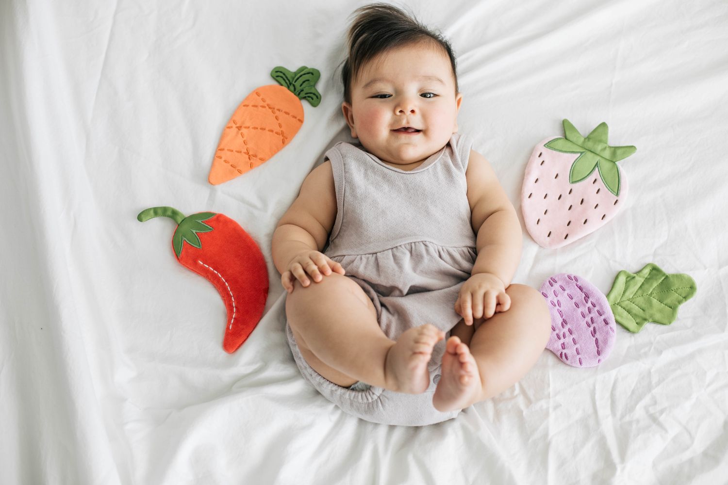 Mini Strawberry Crinkle Blankie