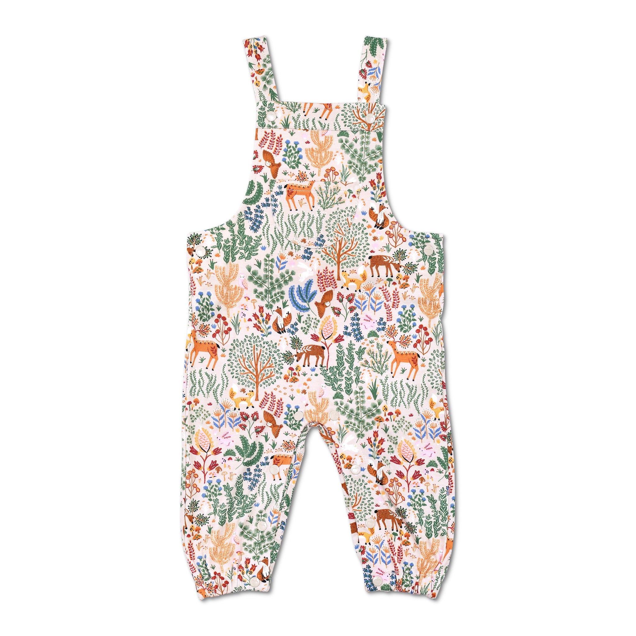 Bamboo Overalls - Boho Woodland