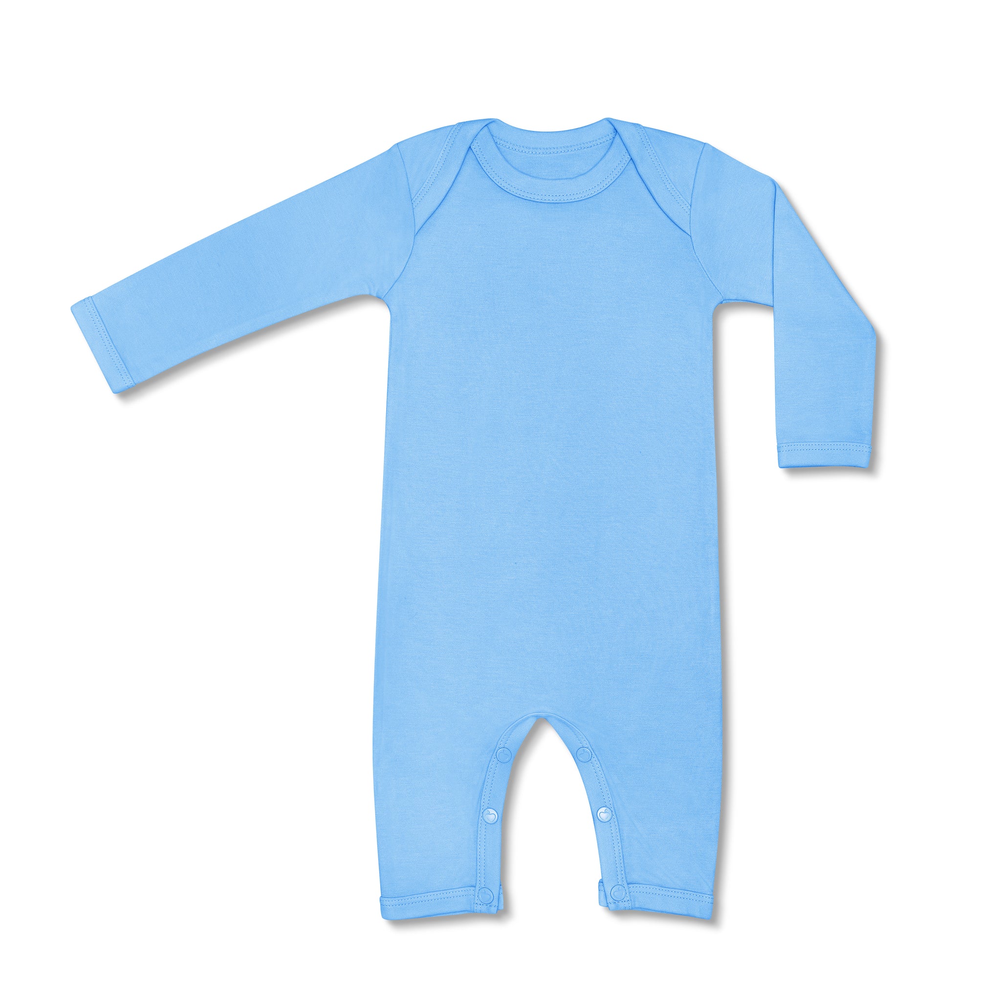 Print Bamboo Coverall with Zipper - Navy Cornflower and Bee main image 0