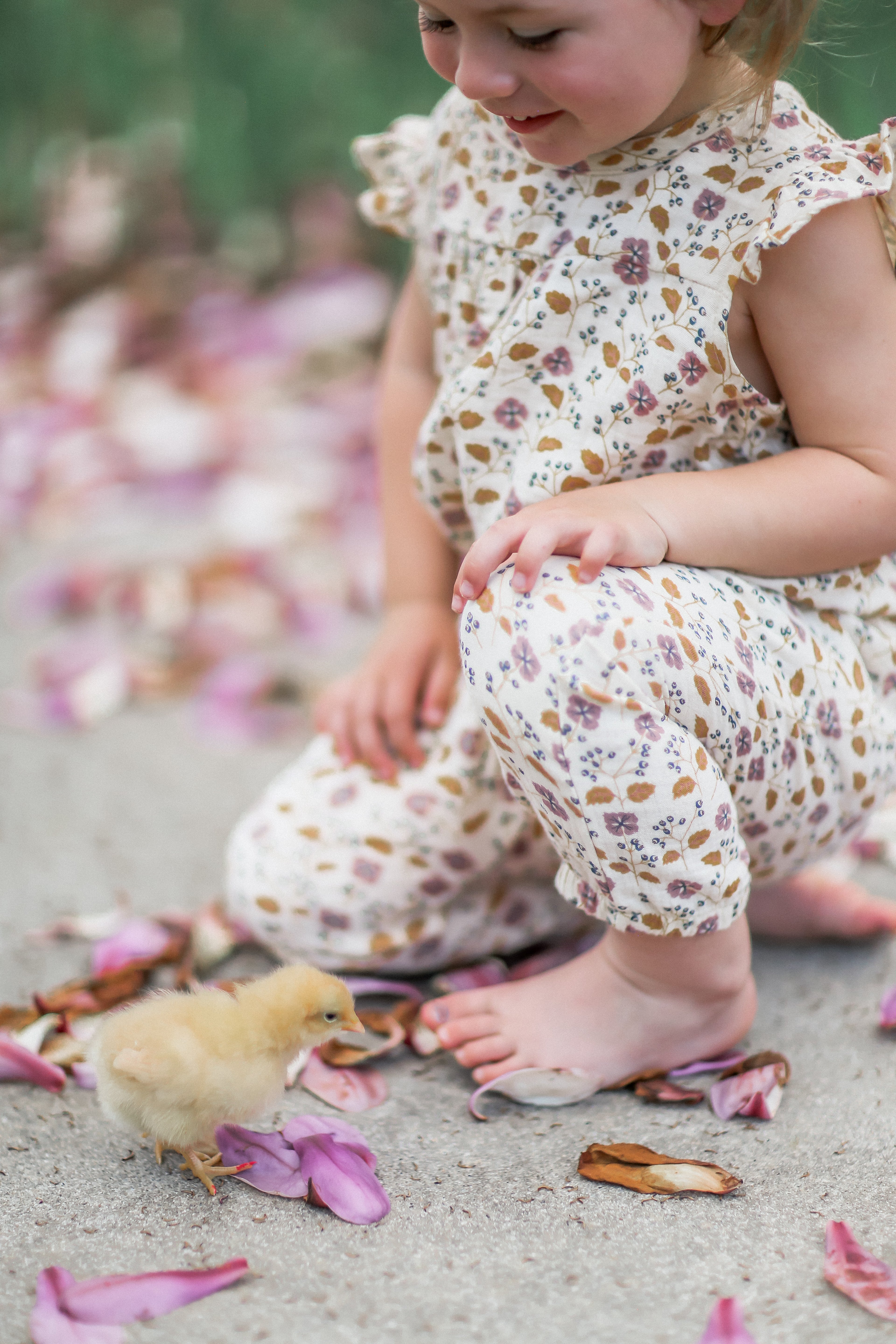 Muslin Pants - Pink Flower