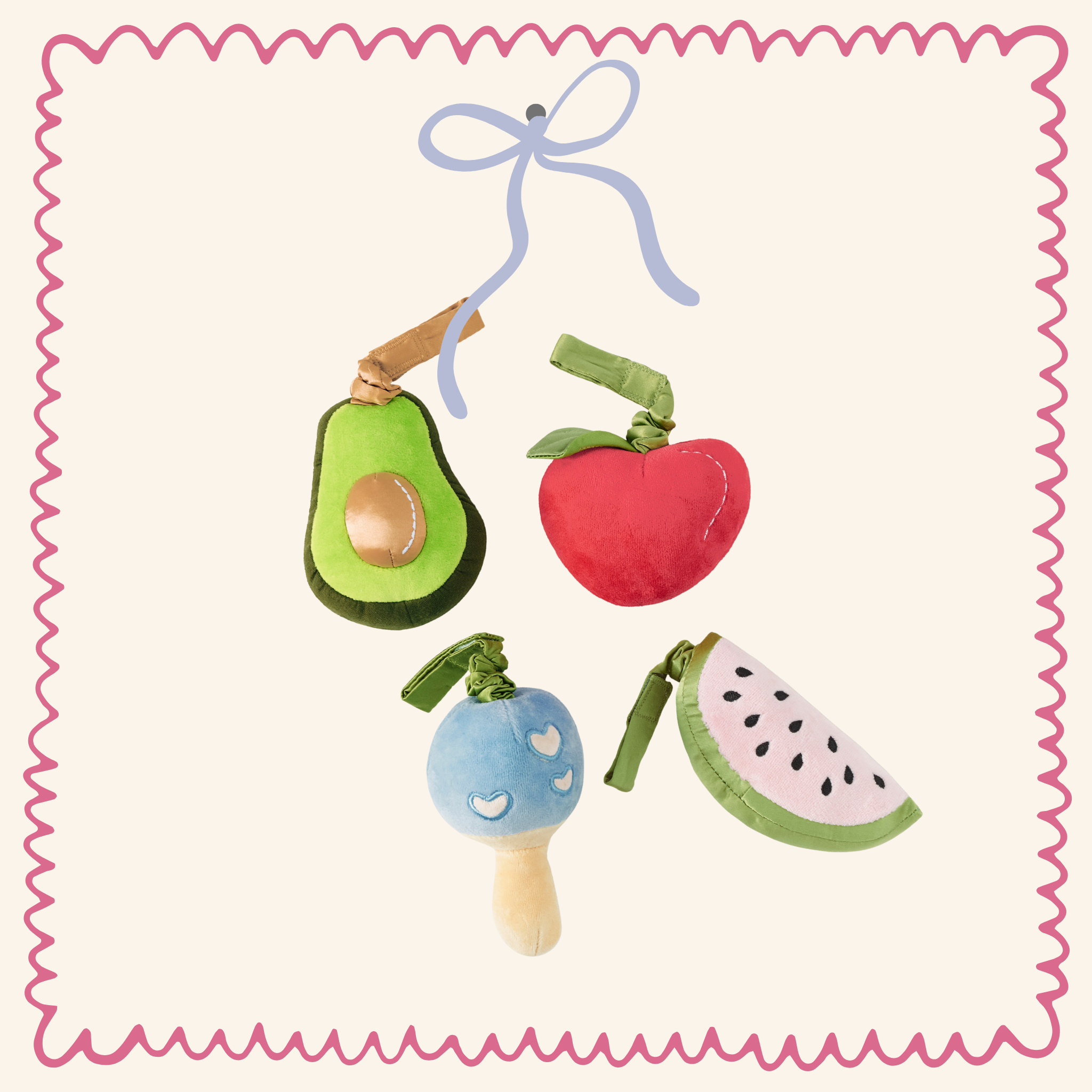 Organic Fruit Stroller Toy Collection