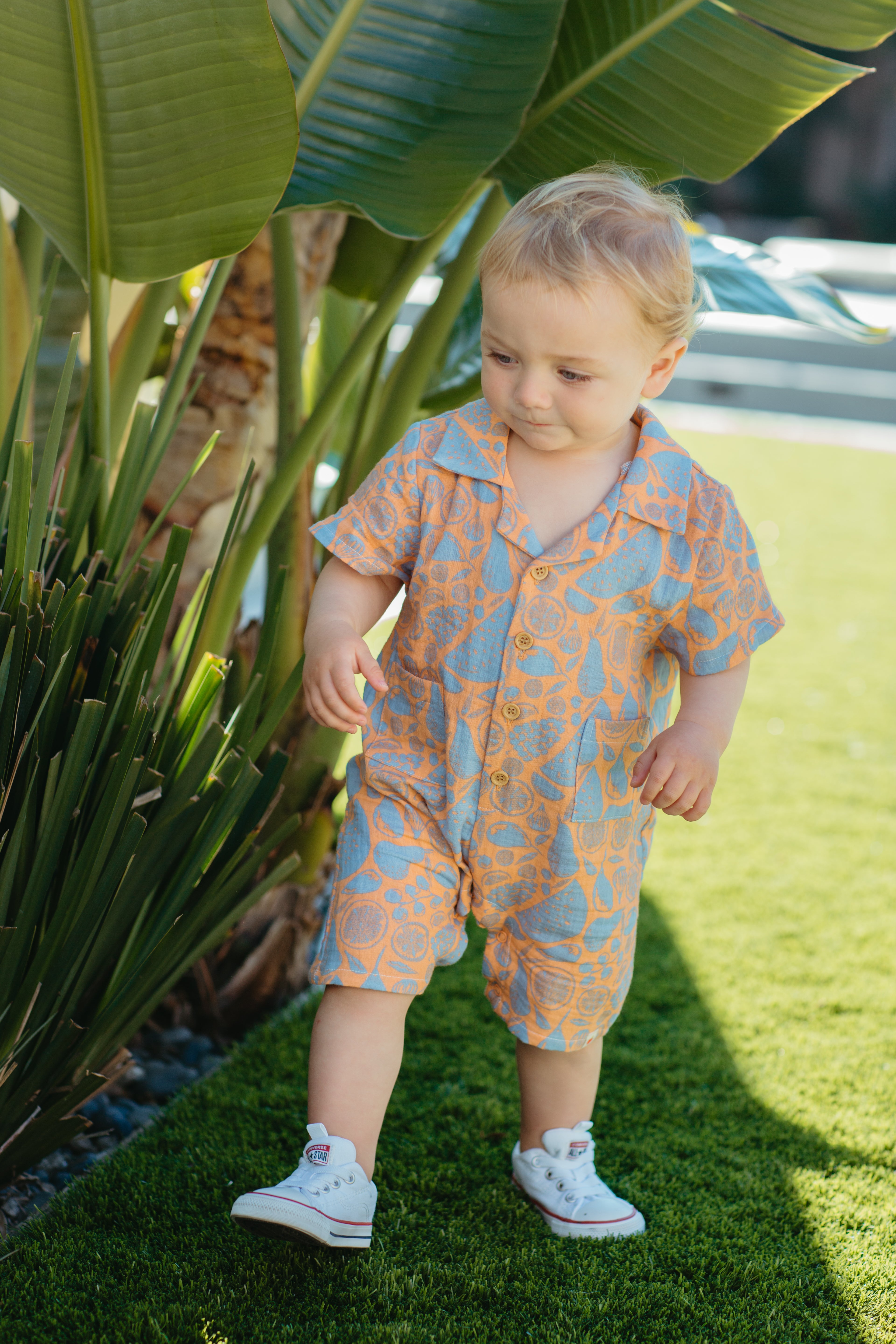 Muslin Cabana Romper - Summer Bounty