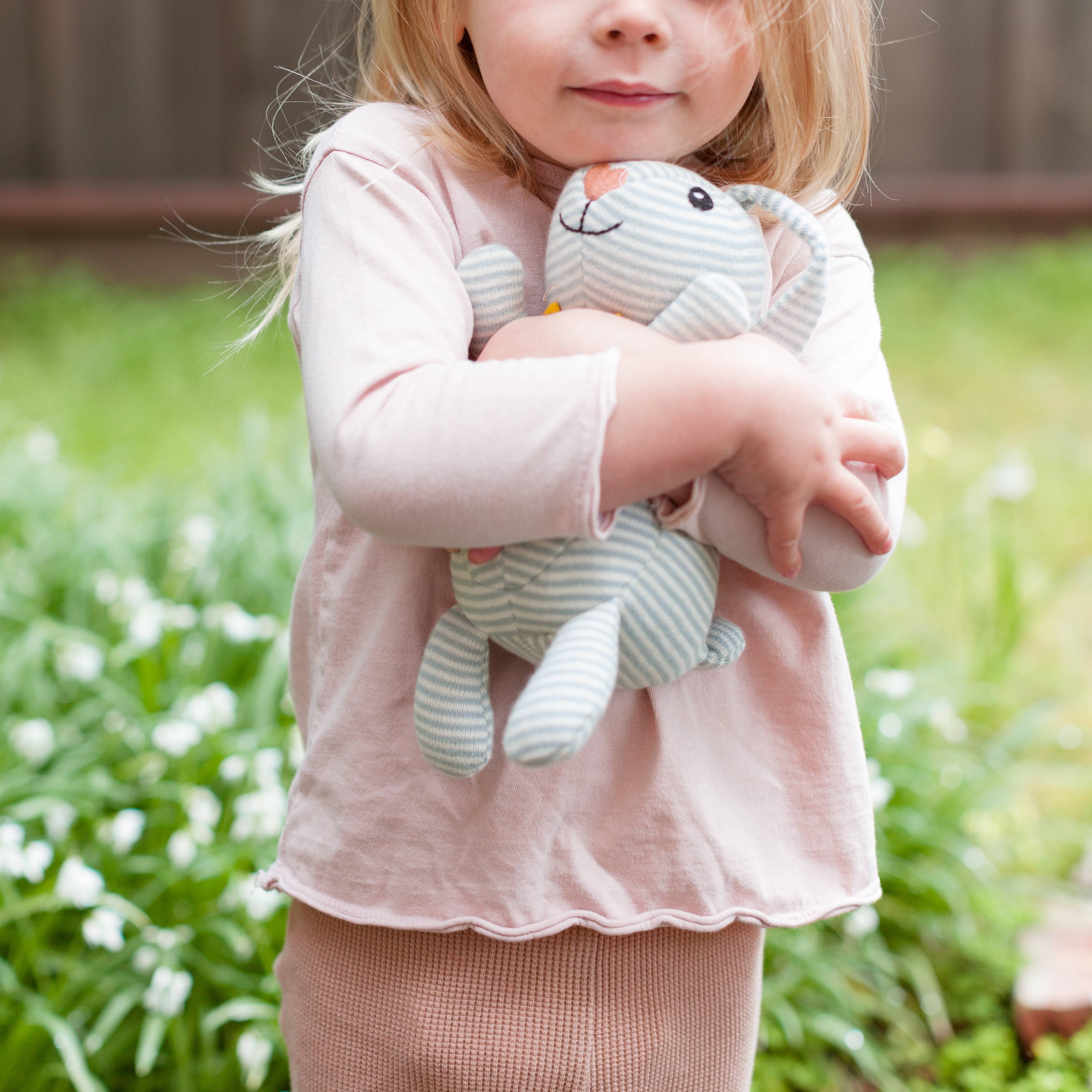 Knit Patterned Bunny Plush - Dapper Bunny