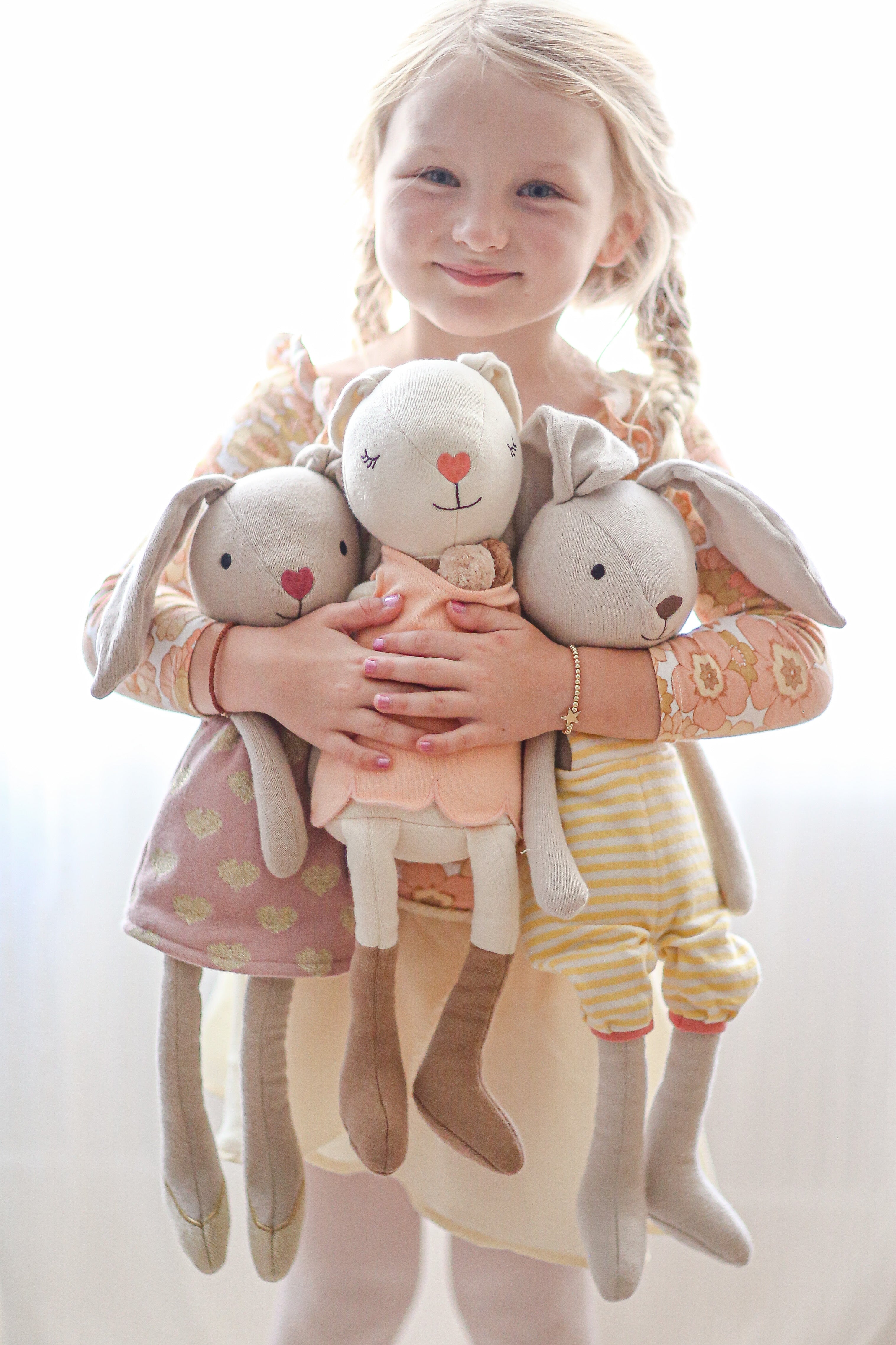 Knit Bunny Plush - Luella