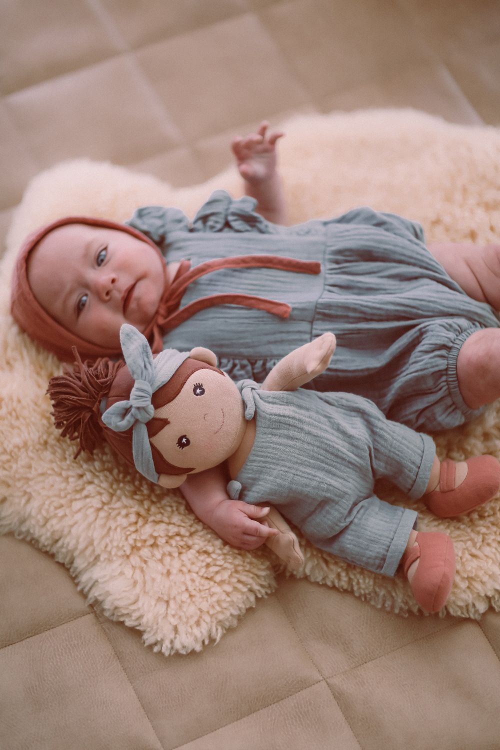 Apple Park Kids - Paloma in Teal Muslin