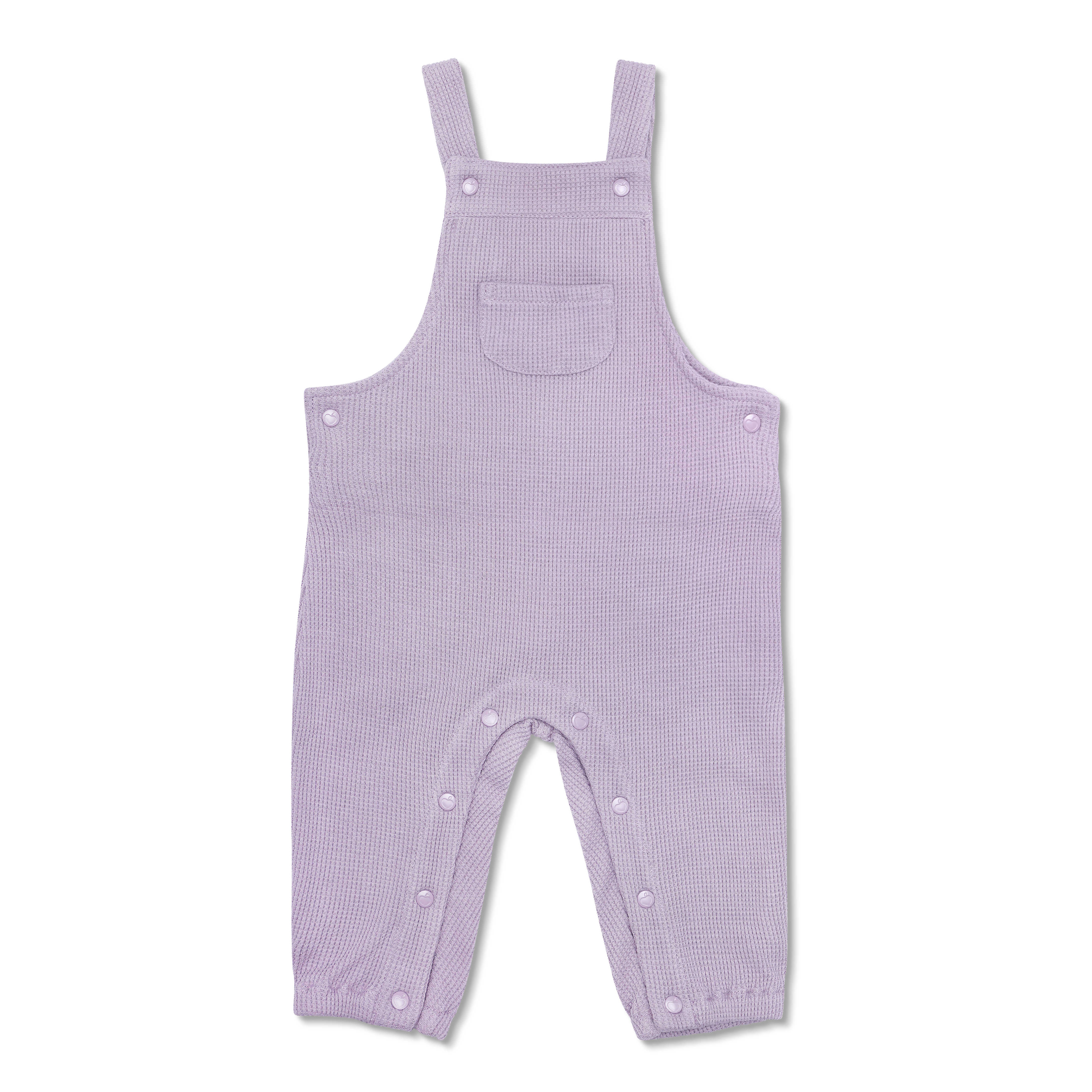 Waffle Overalls - Lavender