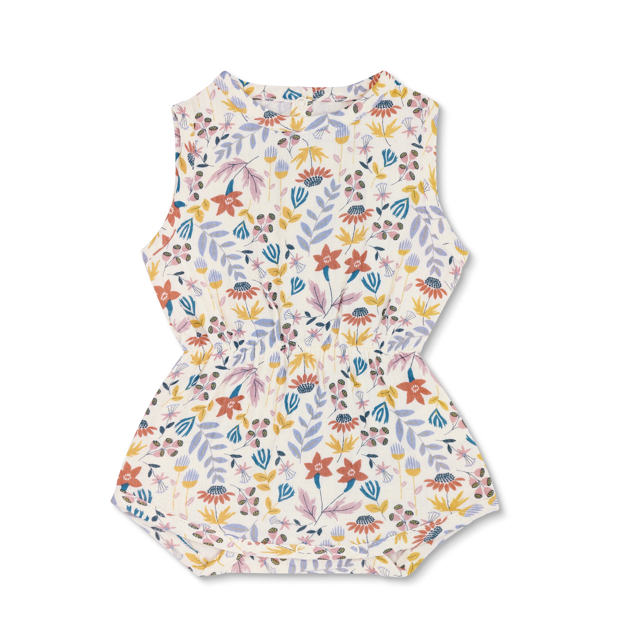 Muslin Shortall - Earthtone Floral