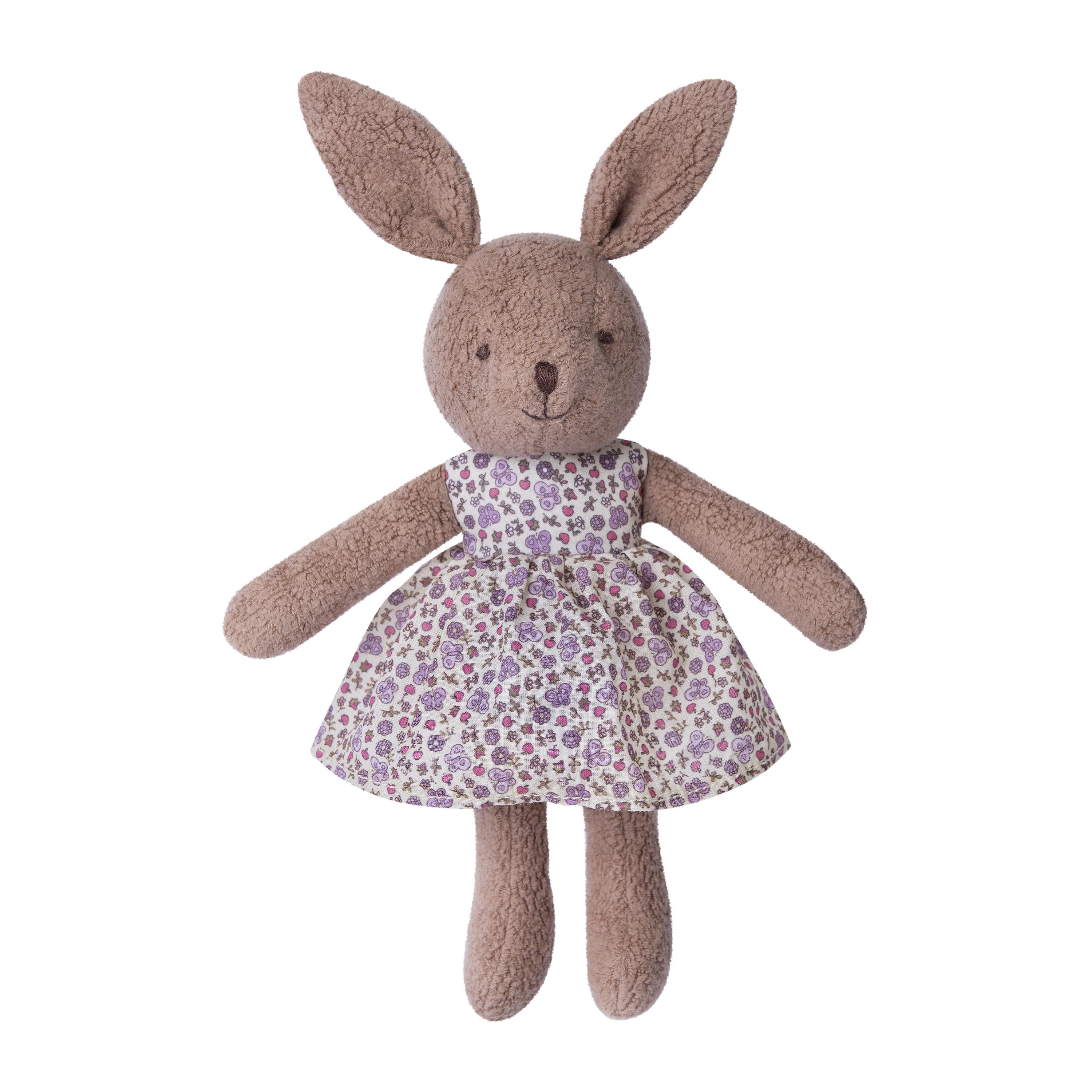 Little Bunny Plush - Cocoa Brown Vintage Floral