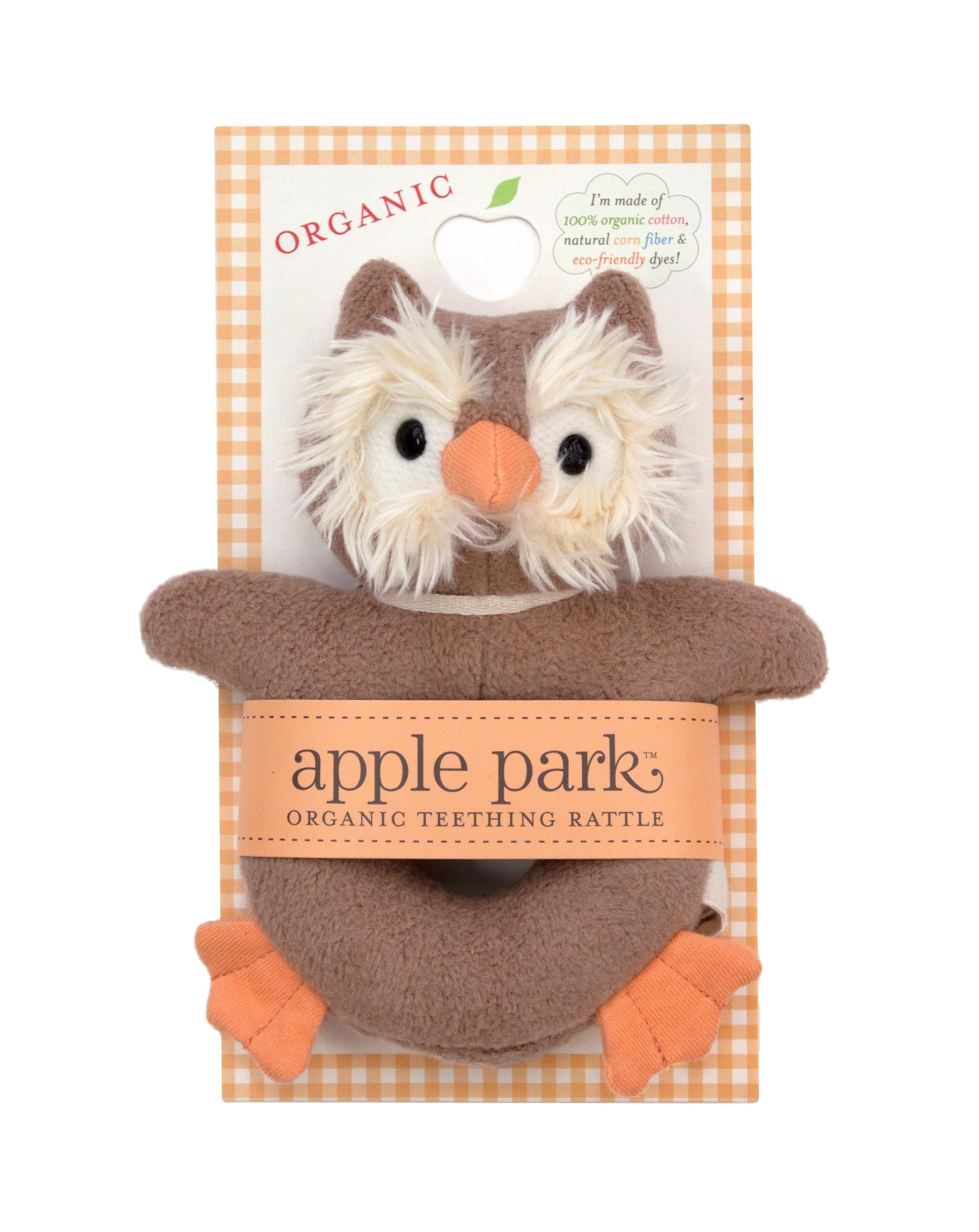 Soft Teething Rattle - Owl