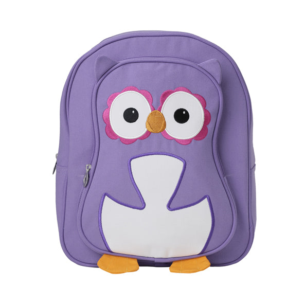 Apple Park Big Kid Backpack Purple Owl