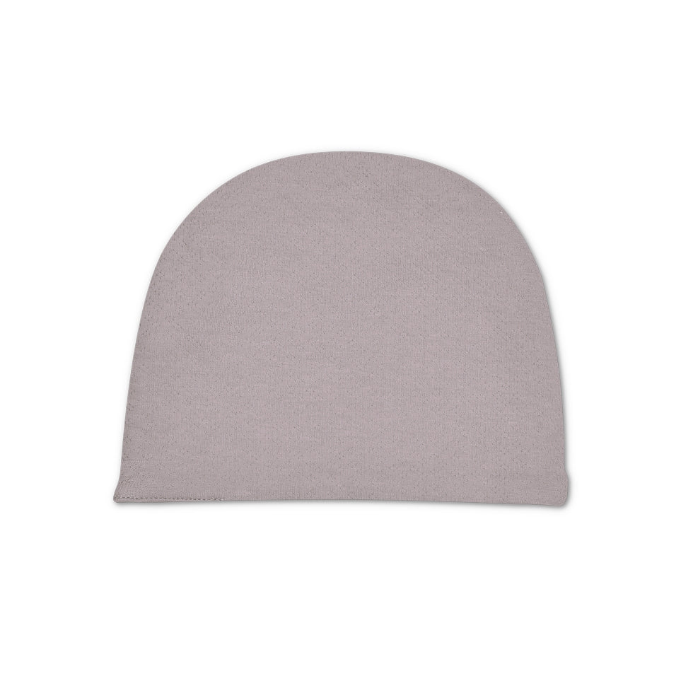 Organic Cotton Hat – Grey Pointelle