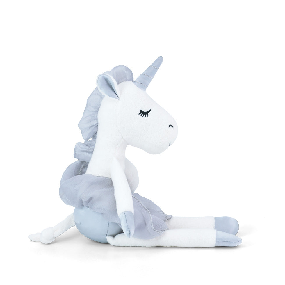 Large Unicorn Plush – Grey