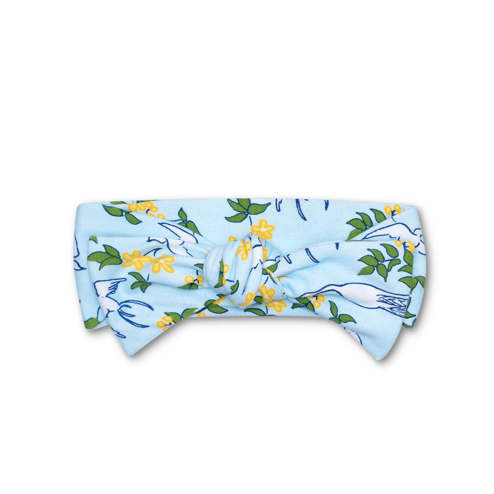 Lala Curio Headband - Enchanted Leaves Blue