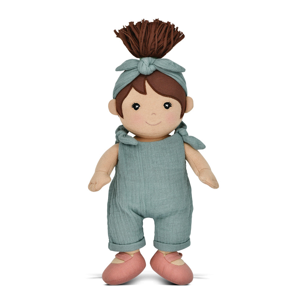 Apple Park Kids Paloma in Teal Muslin