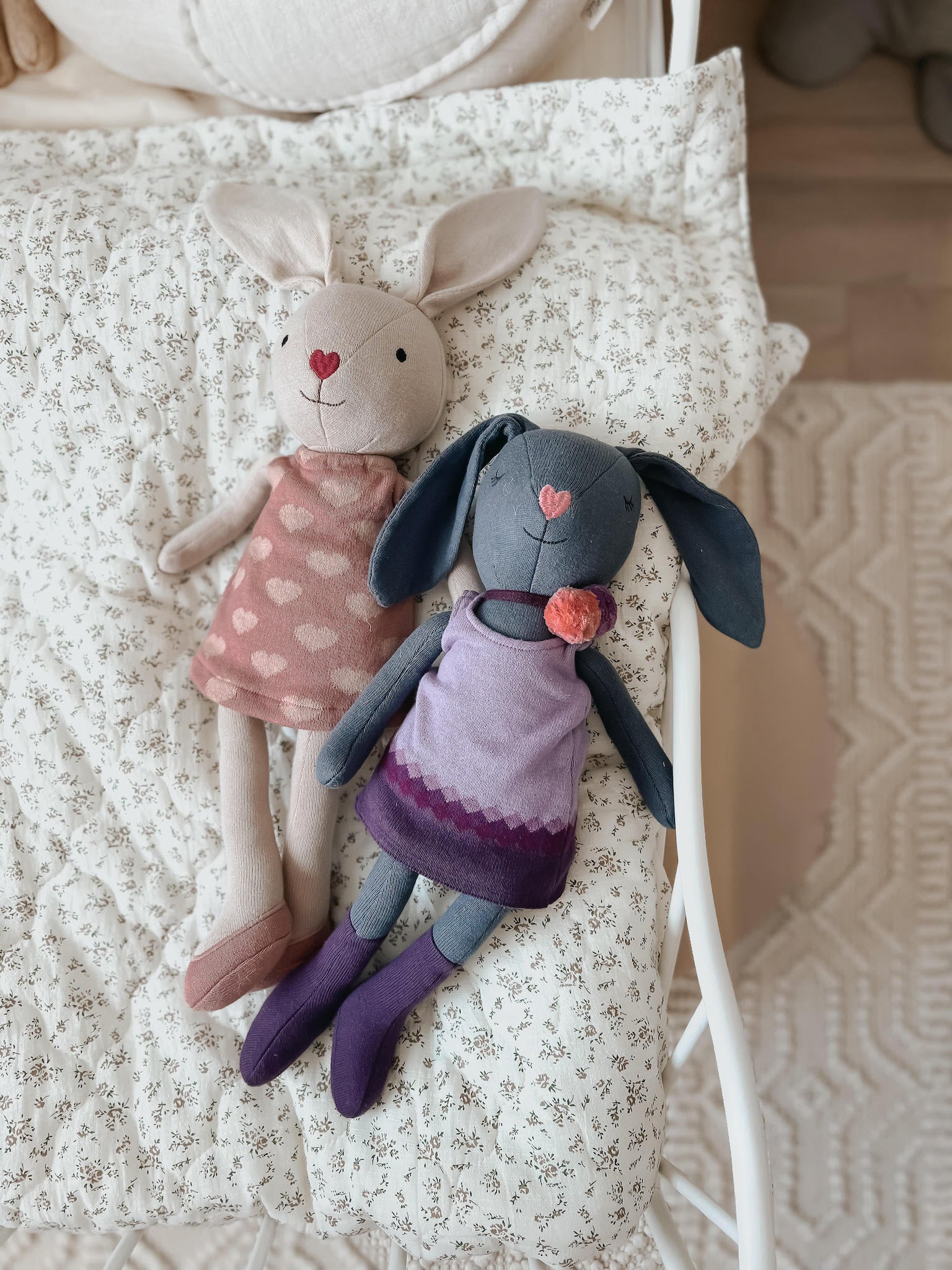 Knit Bunny Plush - Lila