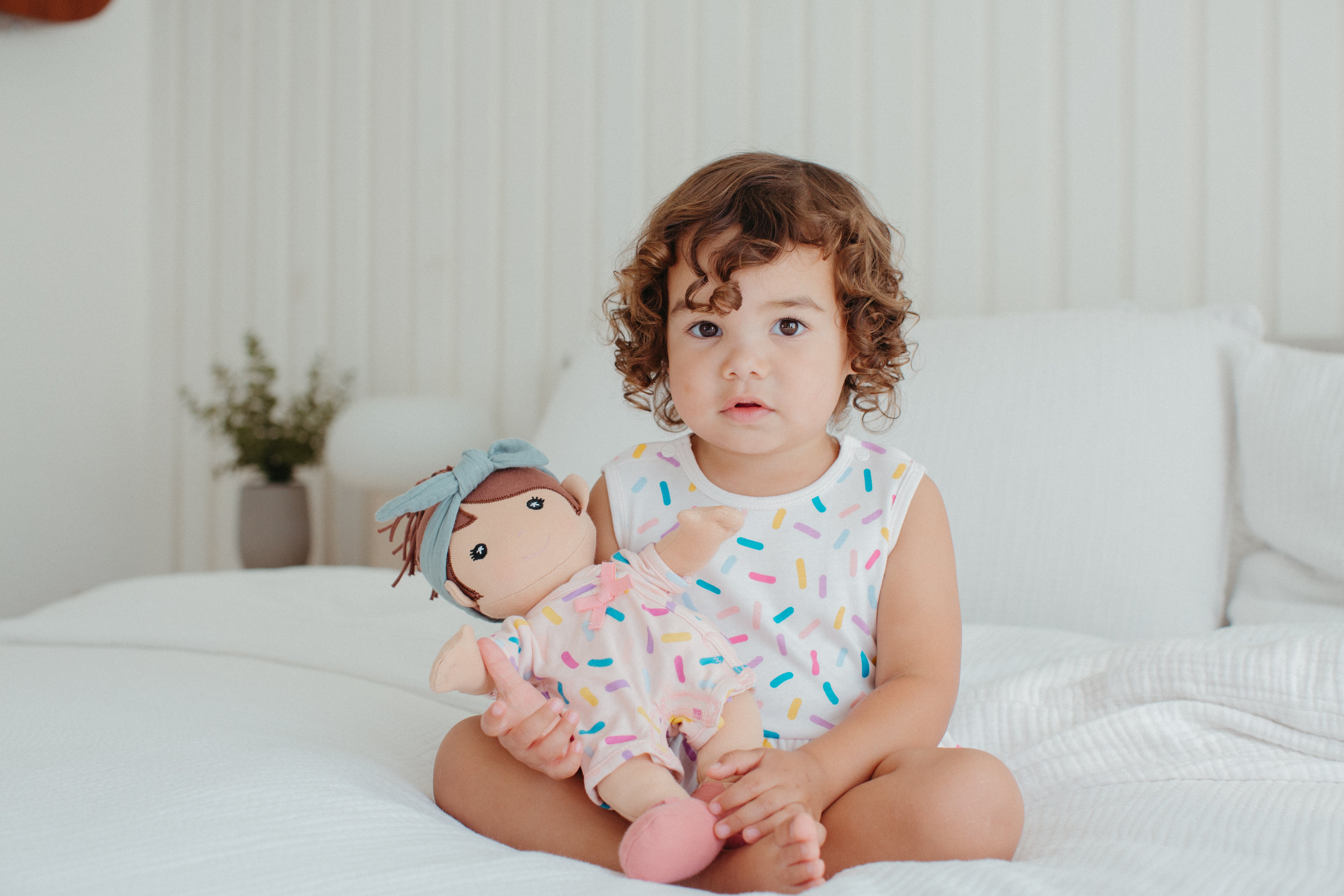 Bamboo Blend Skirted Romper - Sugar Rush