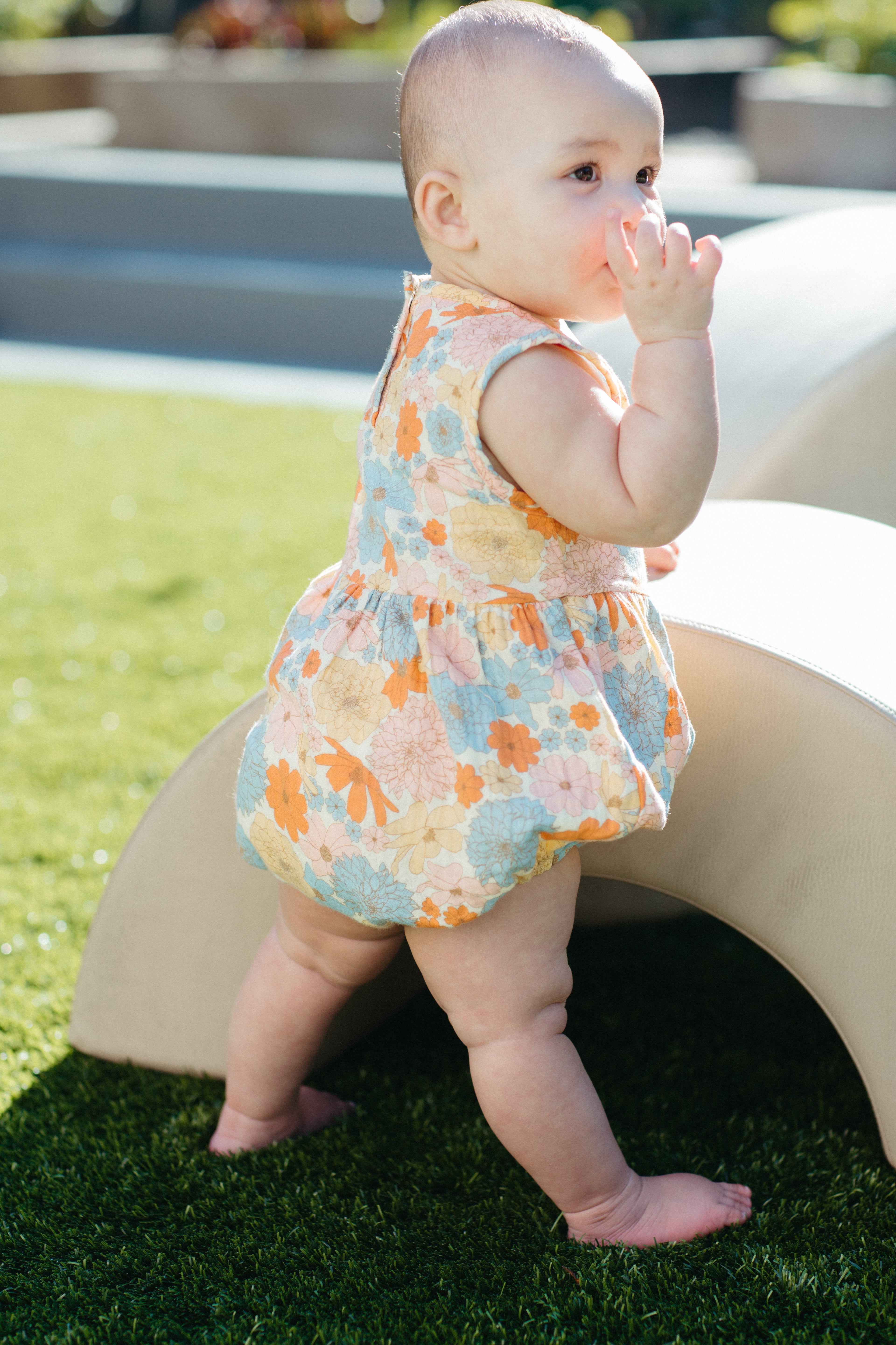 Muslin Bubble Romper – Wildflower Picnic