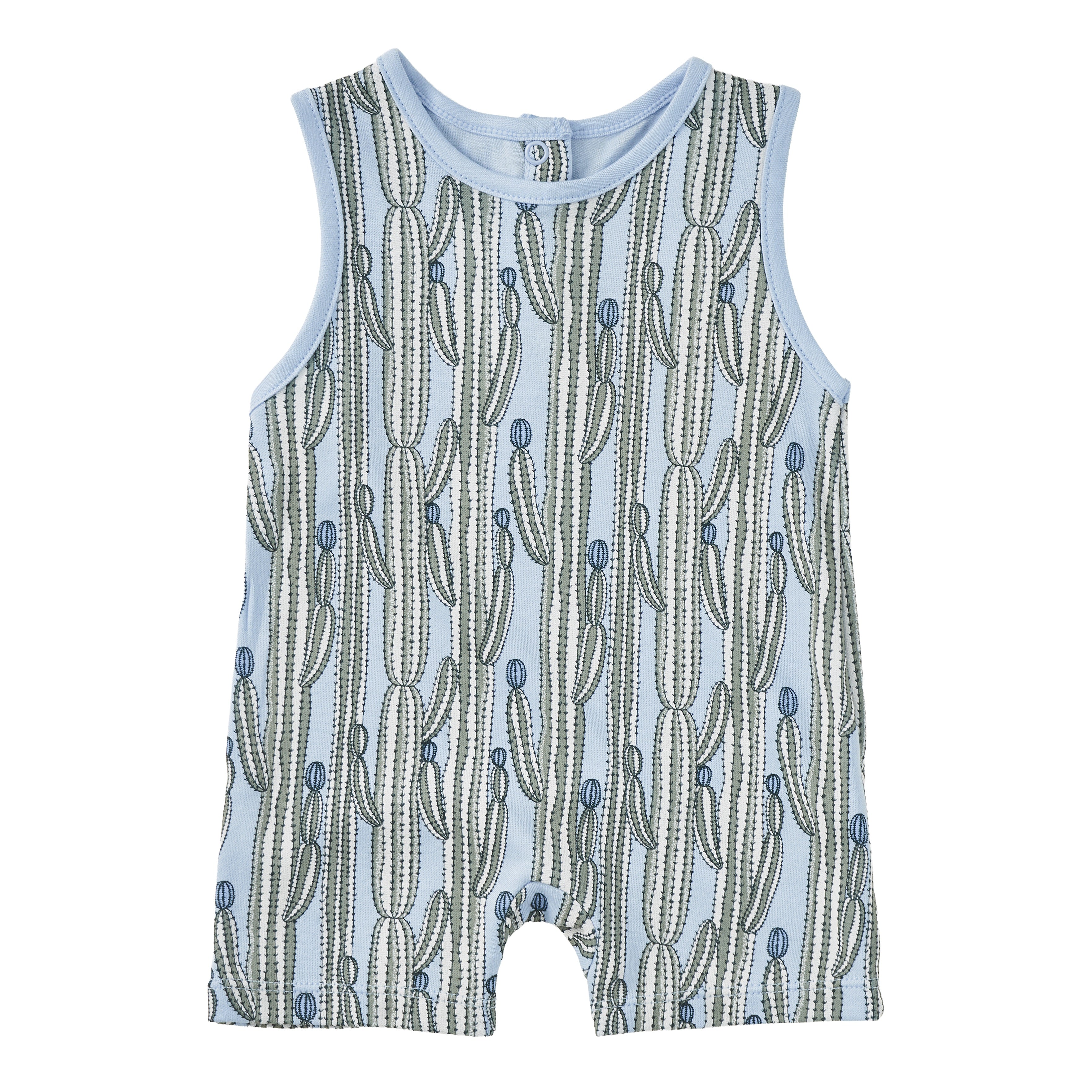 Bamboo Blend Sleeveless Coverall Romper – Blooming Saguaro
