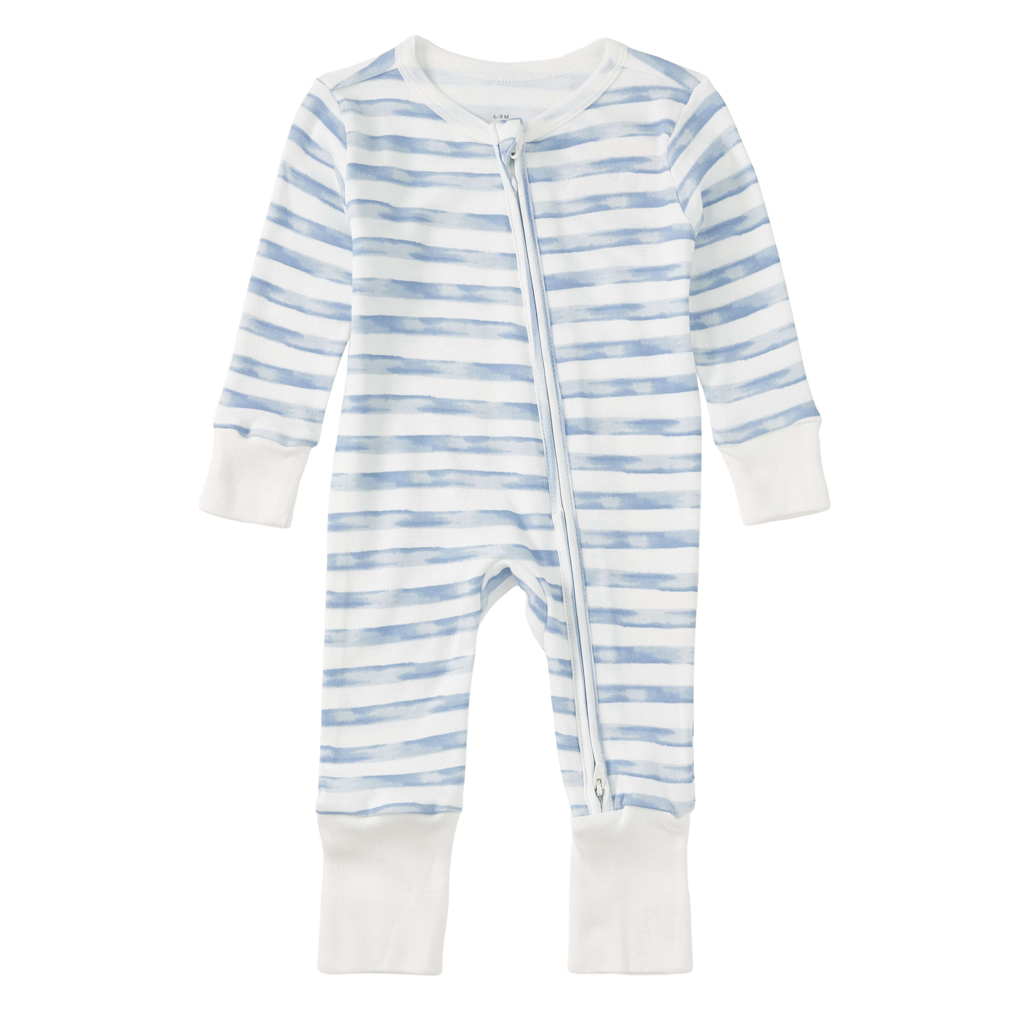 Bamboo Blend Convertible Coverall - Breezy Bay Stripe