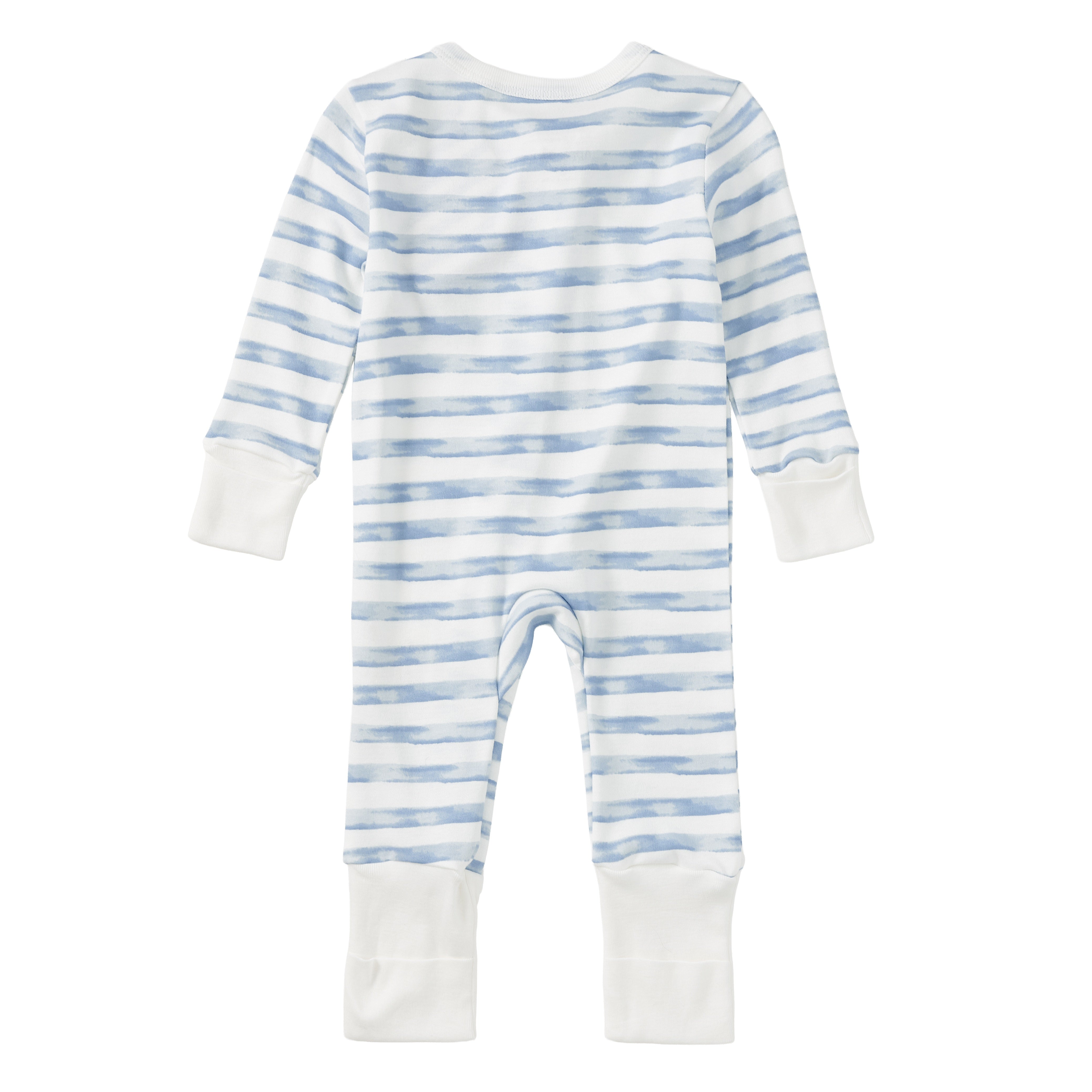 Bamboo Blend Convertible Coverall - Breezy Bay Stripe