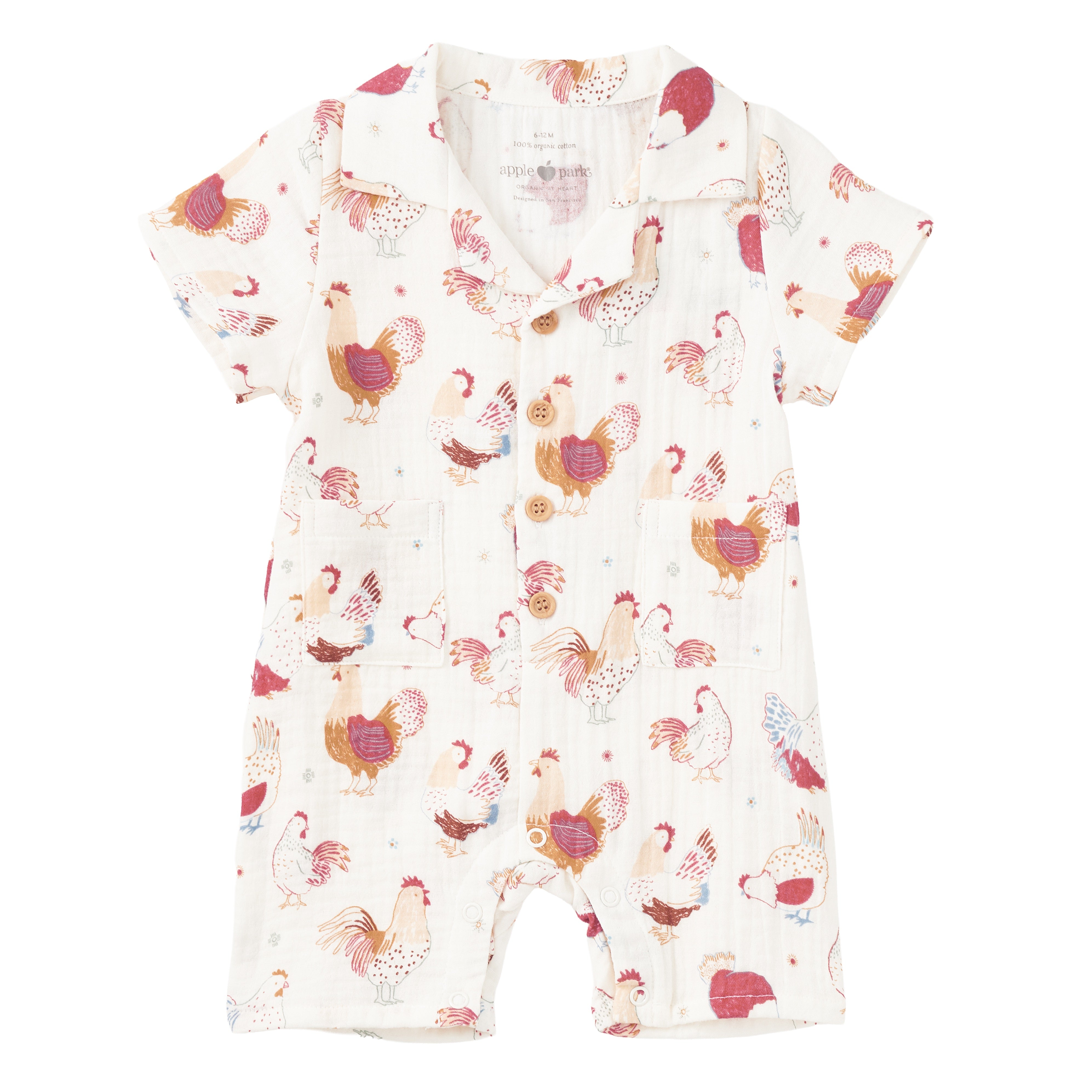 Muslin Cabana Romper - Feathered Friends