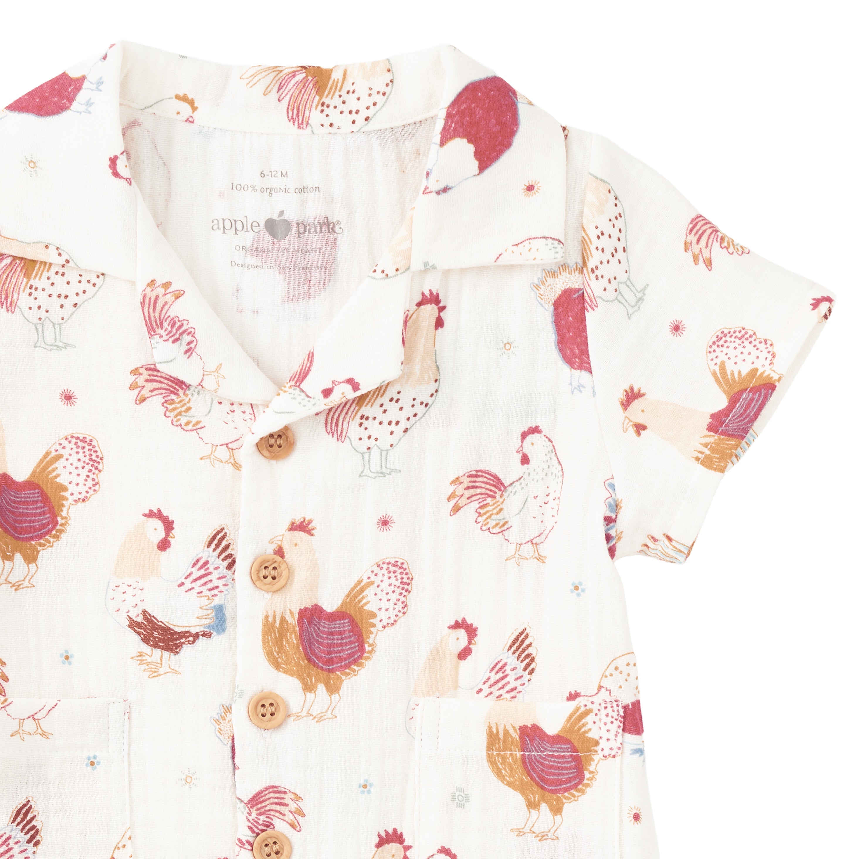 Muslin Cabana Romper - Feathered Friends
