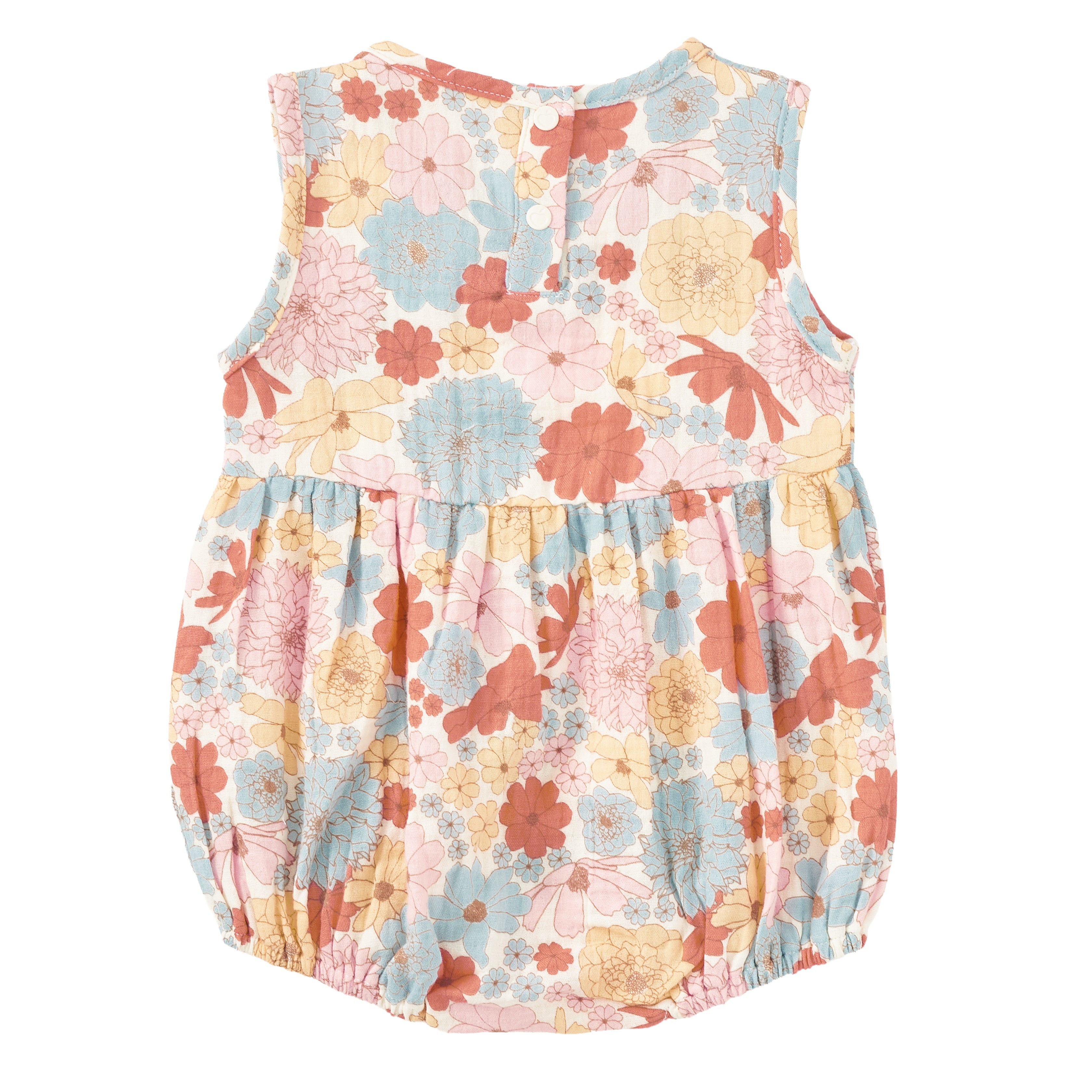 Muslin Bubble Romper – Wildflower Picnic