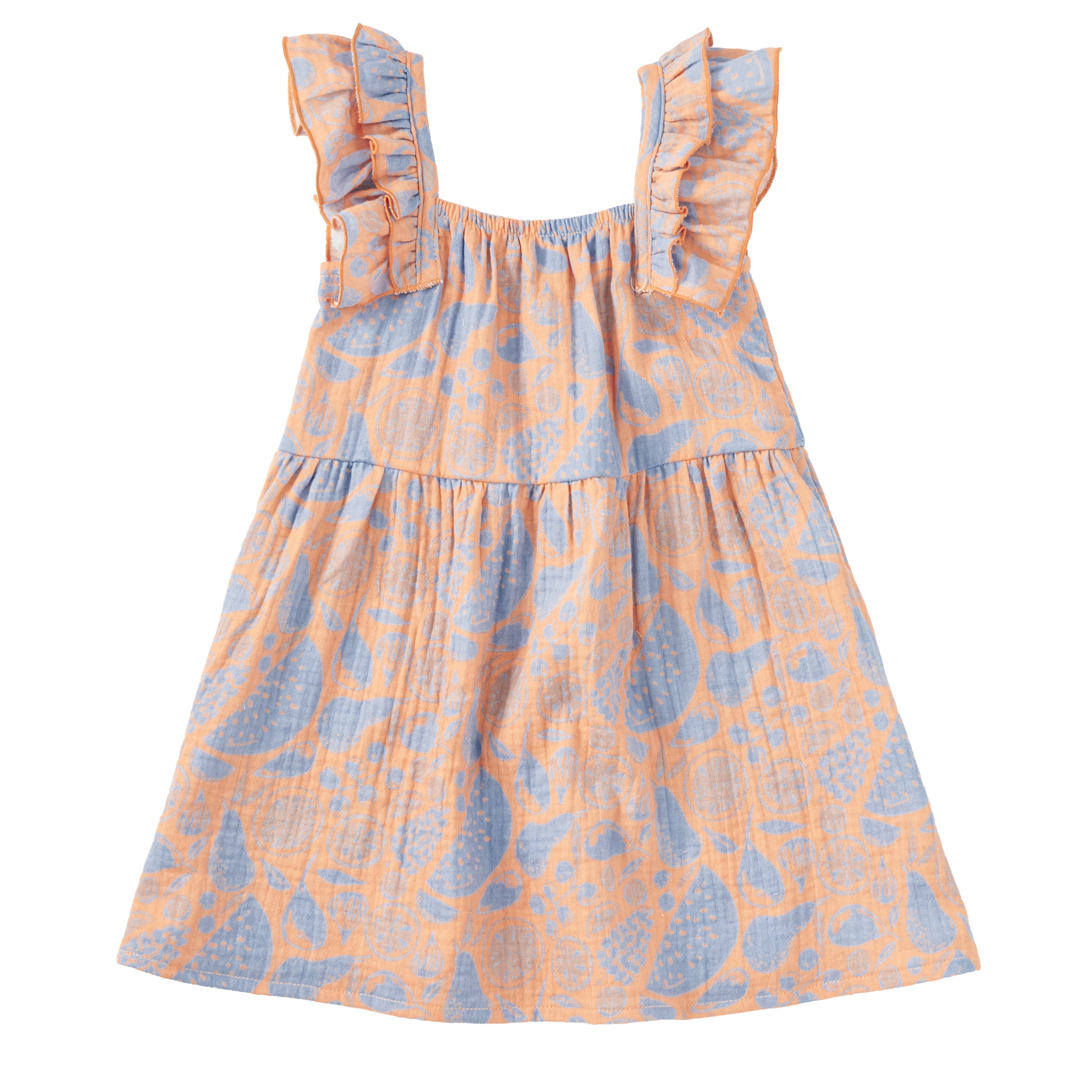 Muslin Flutter Strap Dress - Summer Bounty