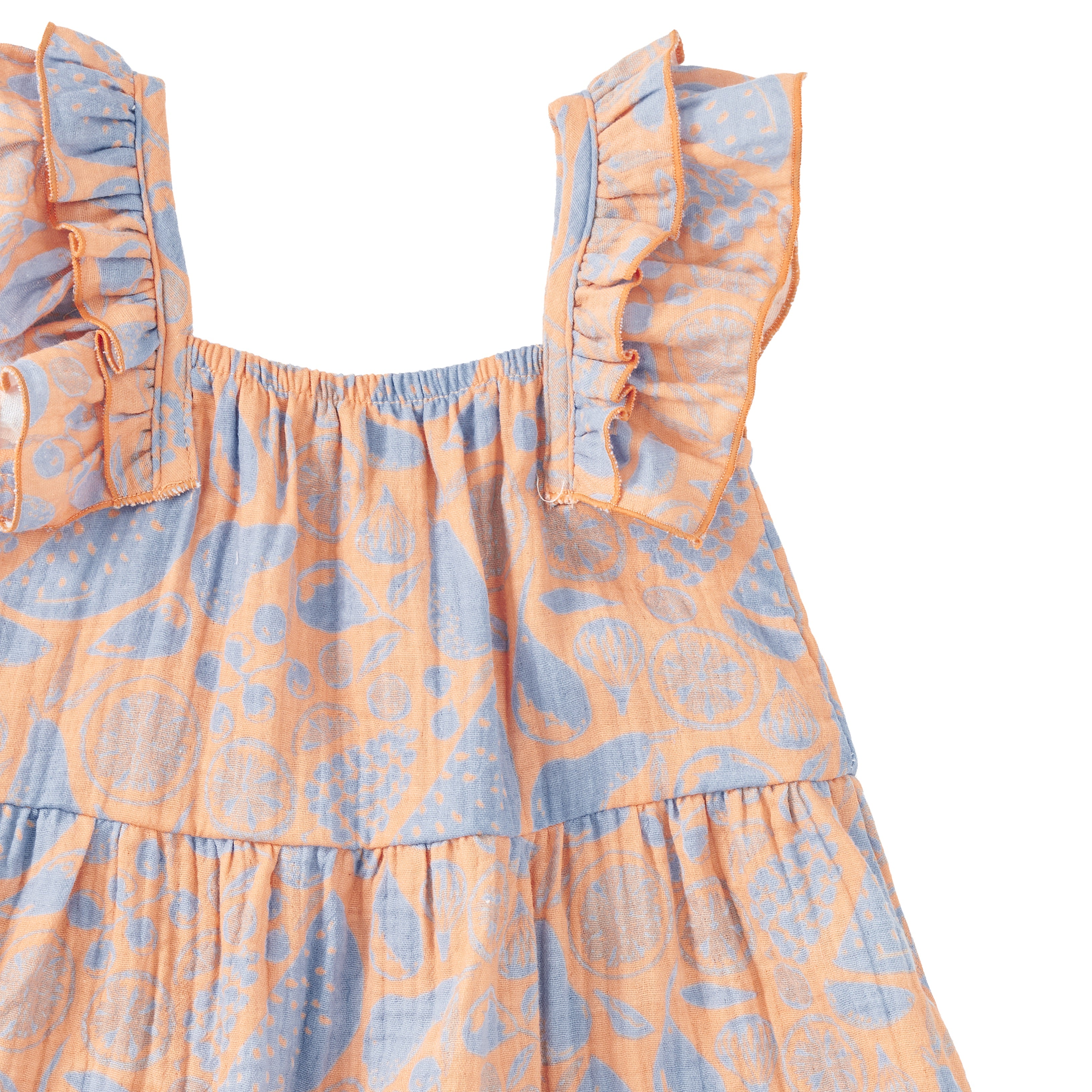 Muslin Flutter Strap Dress - Summer Bounty