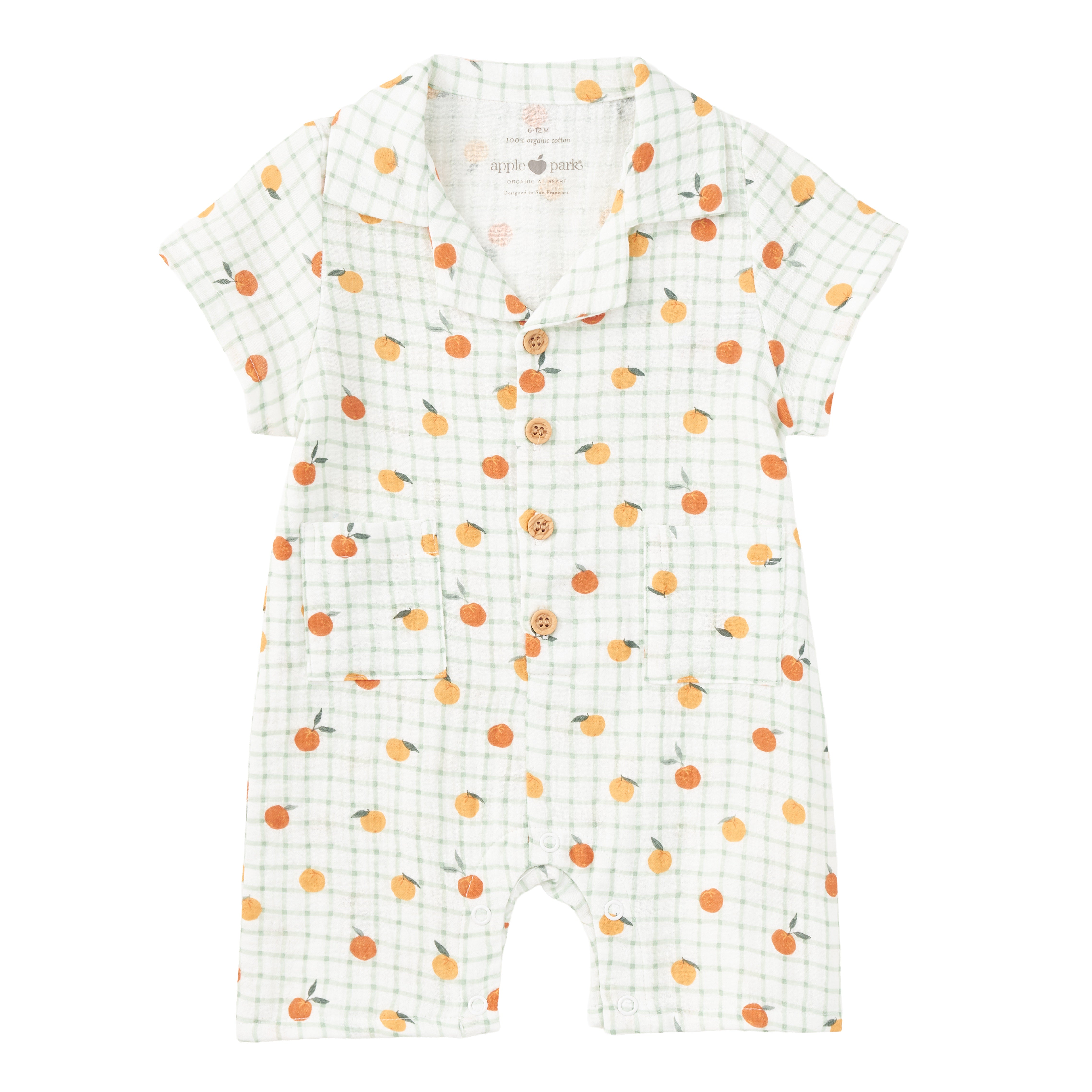 Muslin Cabana Romper - Gingham Grove