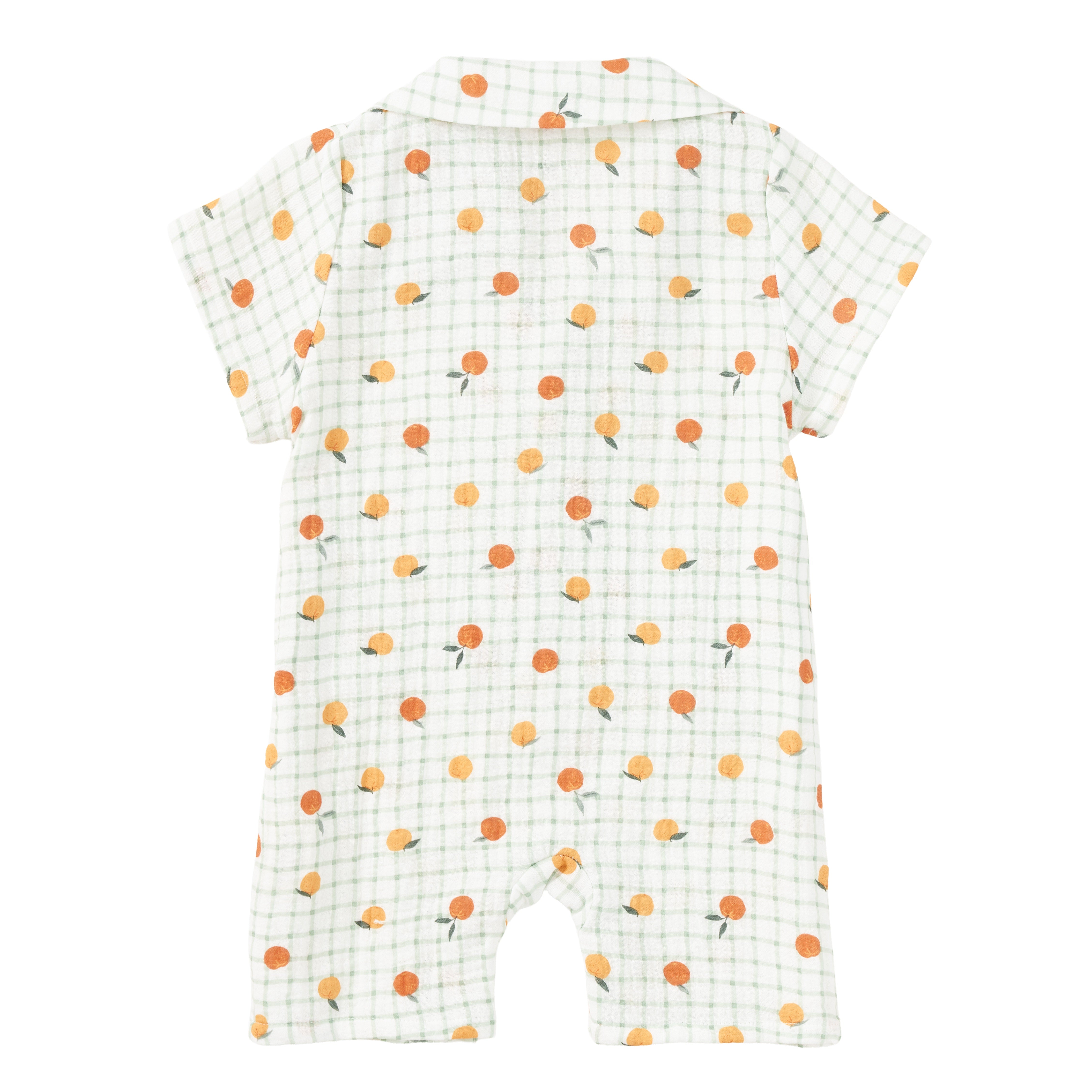 Muslin Cabana Romper - Gingham Grove