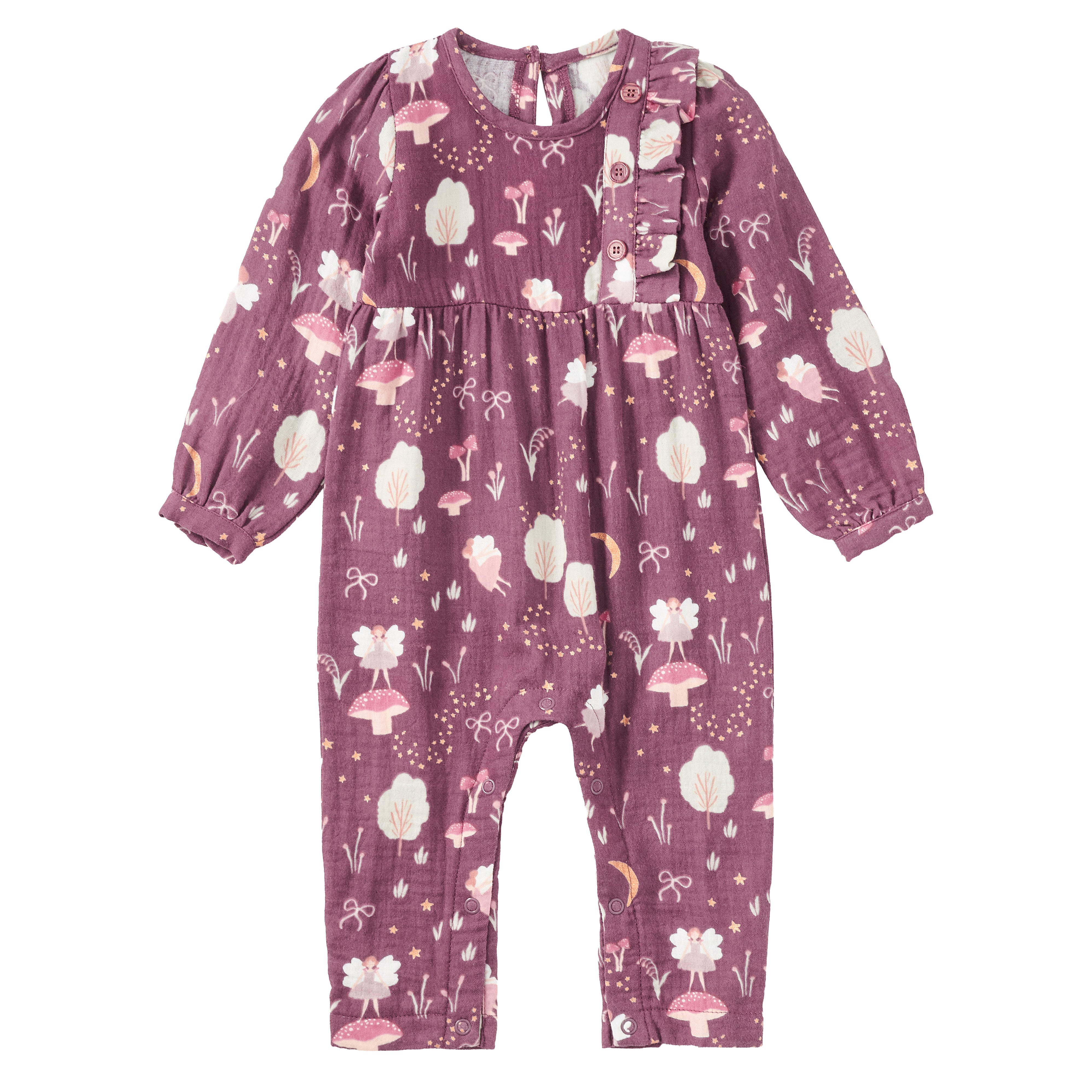 Muslin Heirloom Romper - Forest Fairies