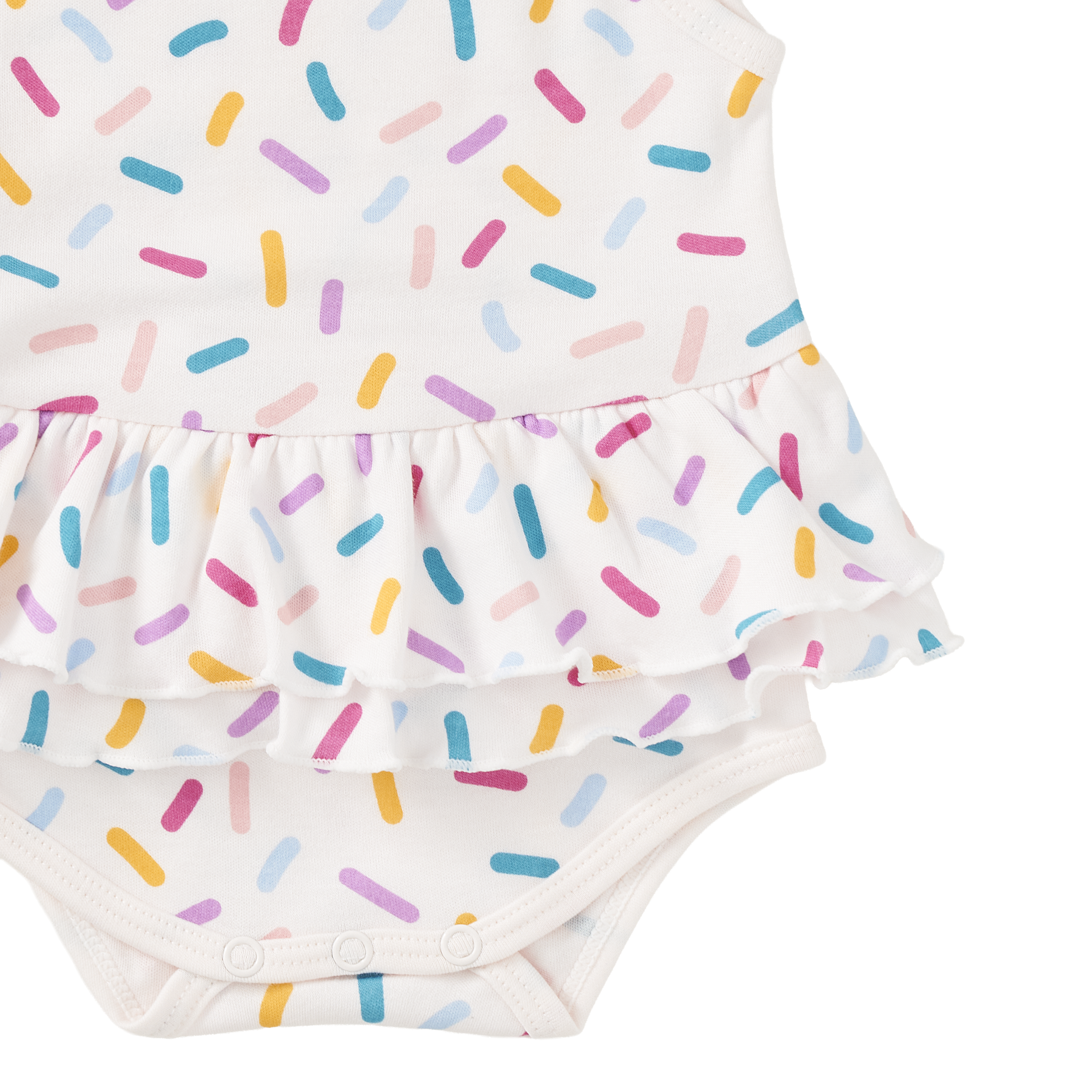 Bamboo Blend Skirted Romper - Sugar Rush