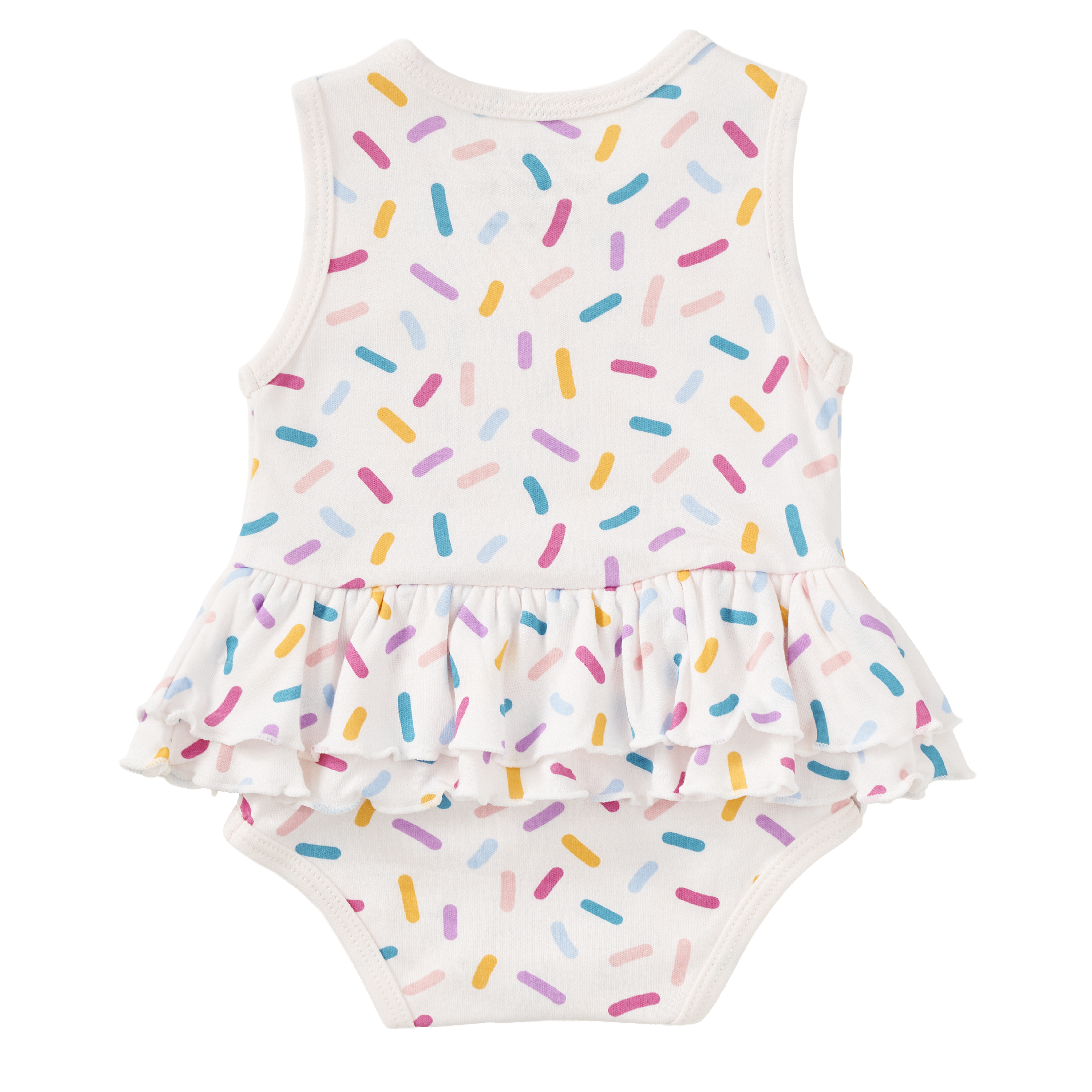 Bamboo Blend Skirted Romper - Sugar Rush