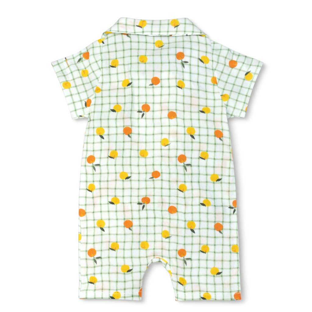 Muslin Cabana Romper - Gingham Grove