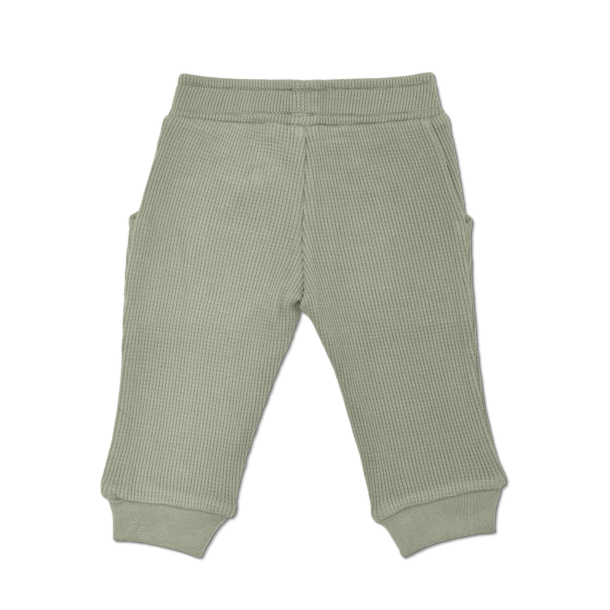 Z Supply Camper Waffle Jogger, Agave Green