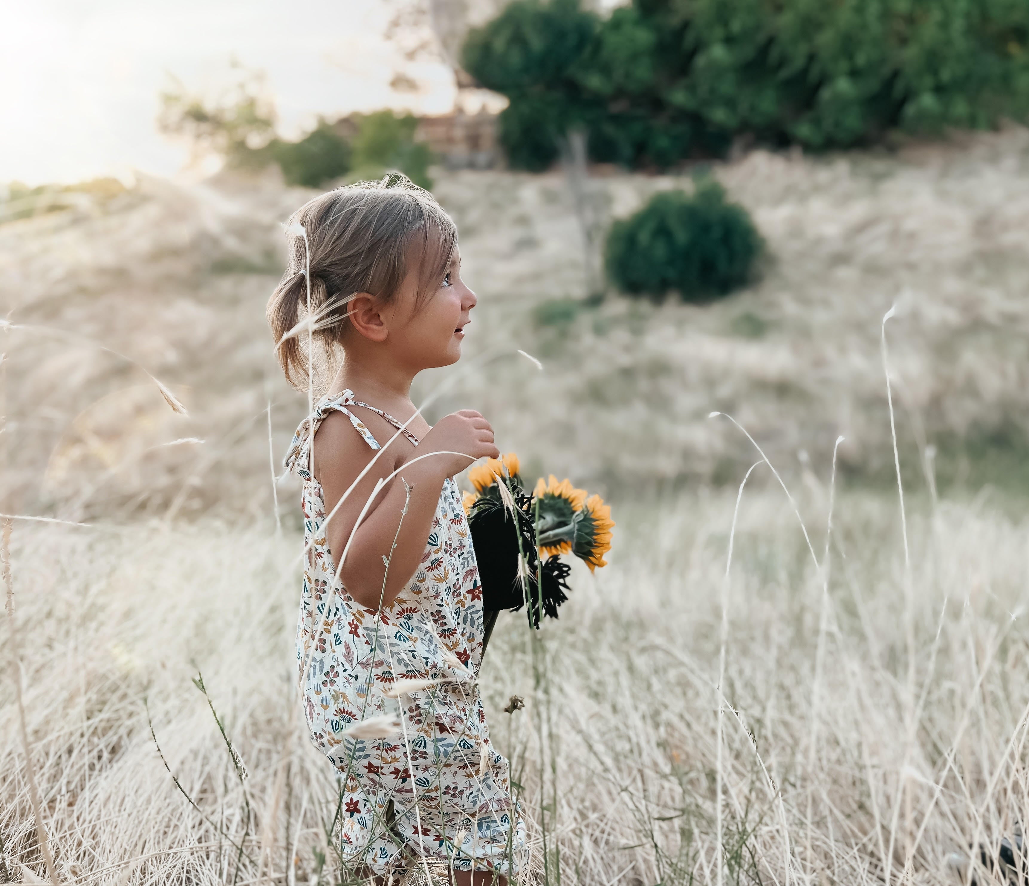 Muslin Tie Shoulder Jumpsuit - Earthtone Floral