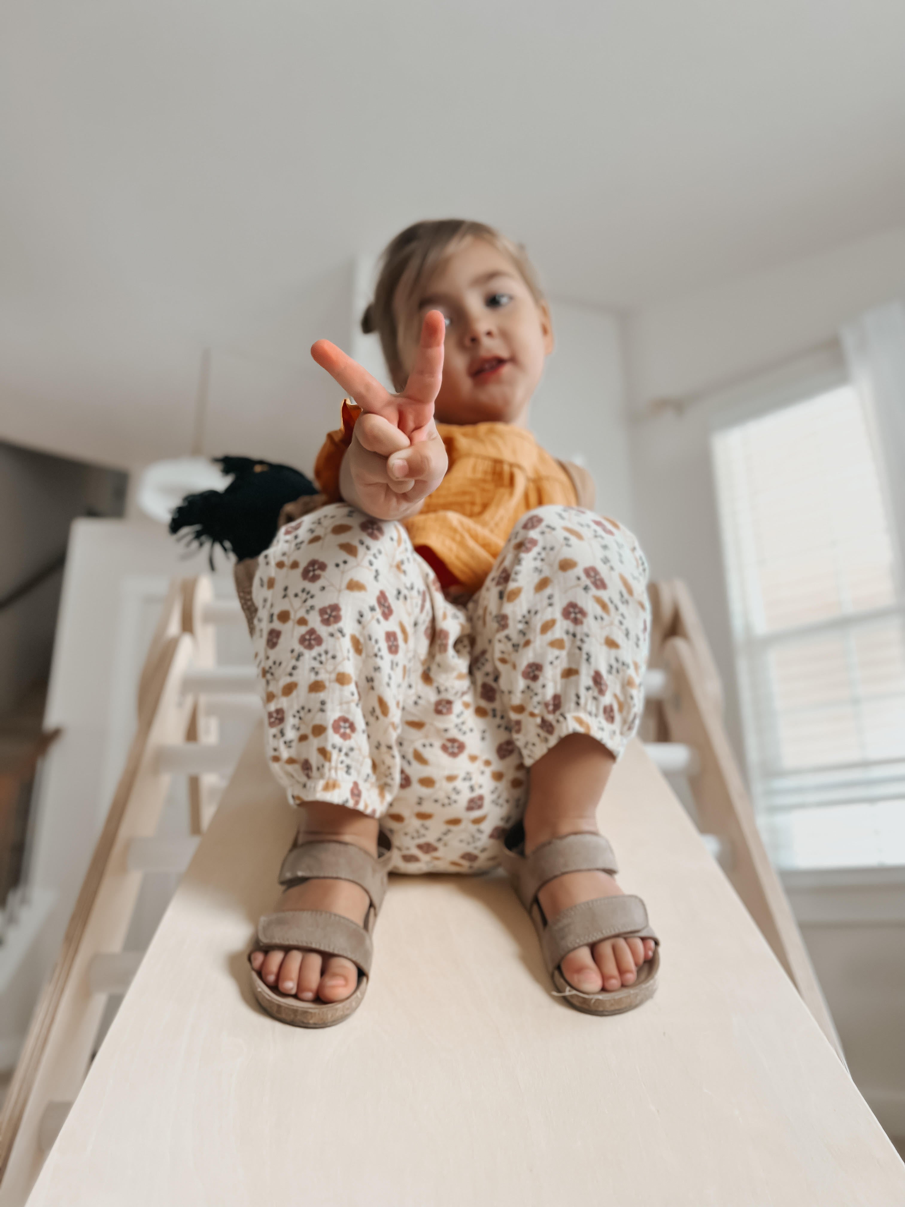 Muslin Pants - Pink Flower