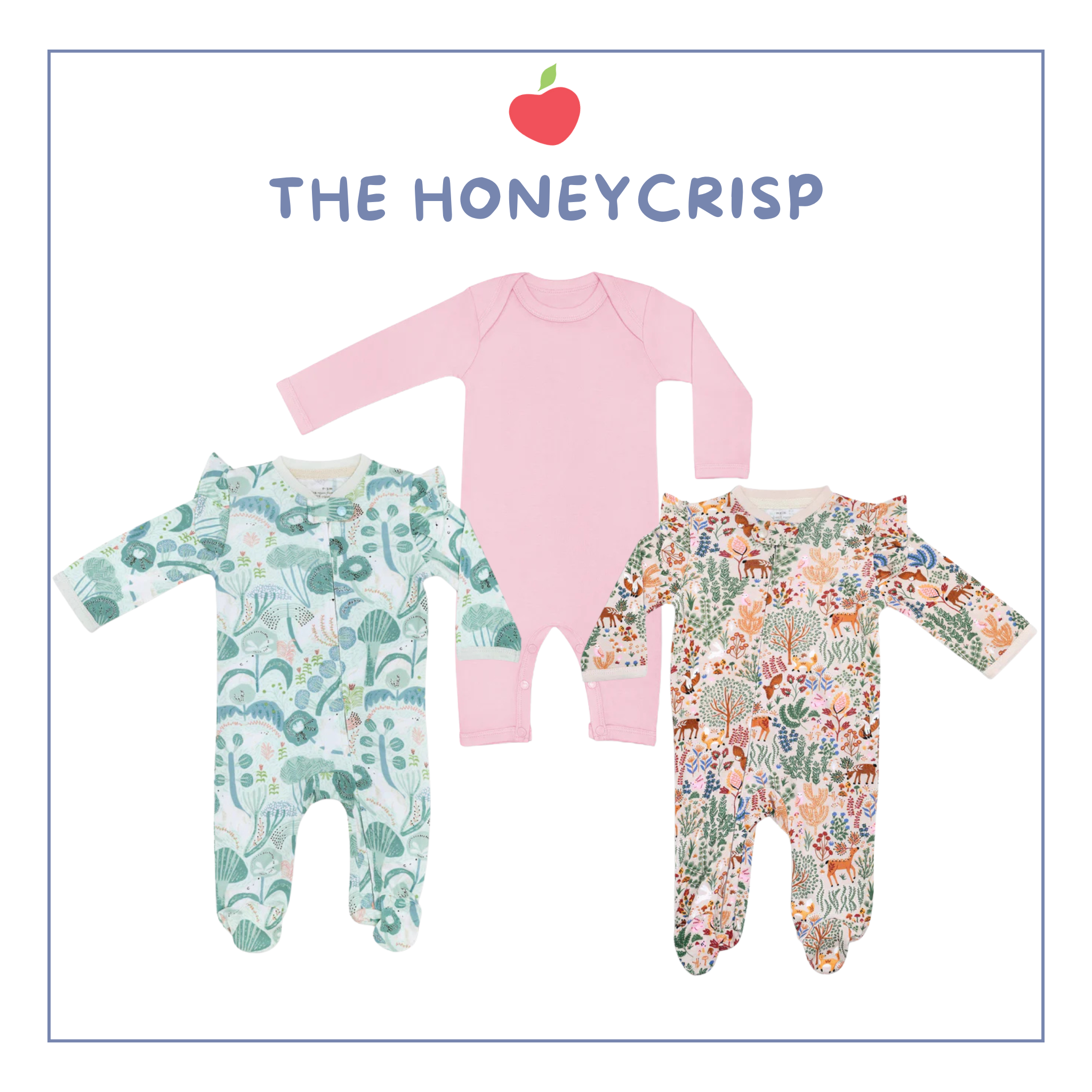 The Honeycrisp 3-Piece Bamboo Blend Baby Set