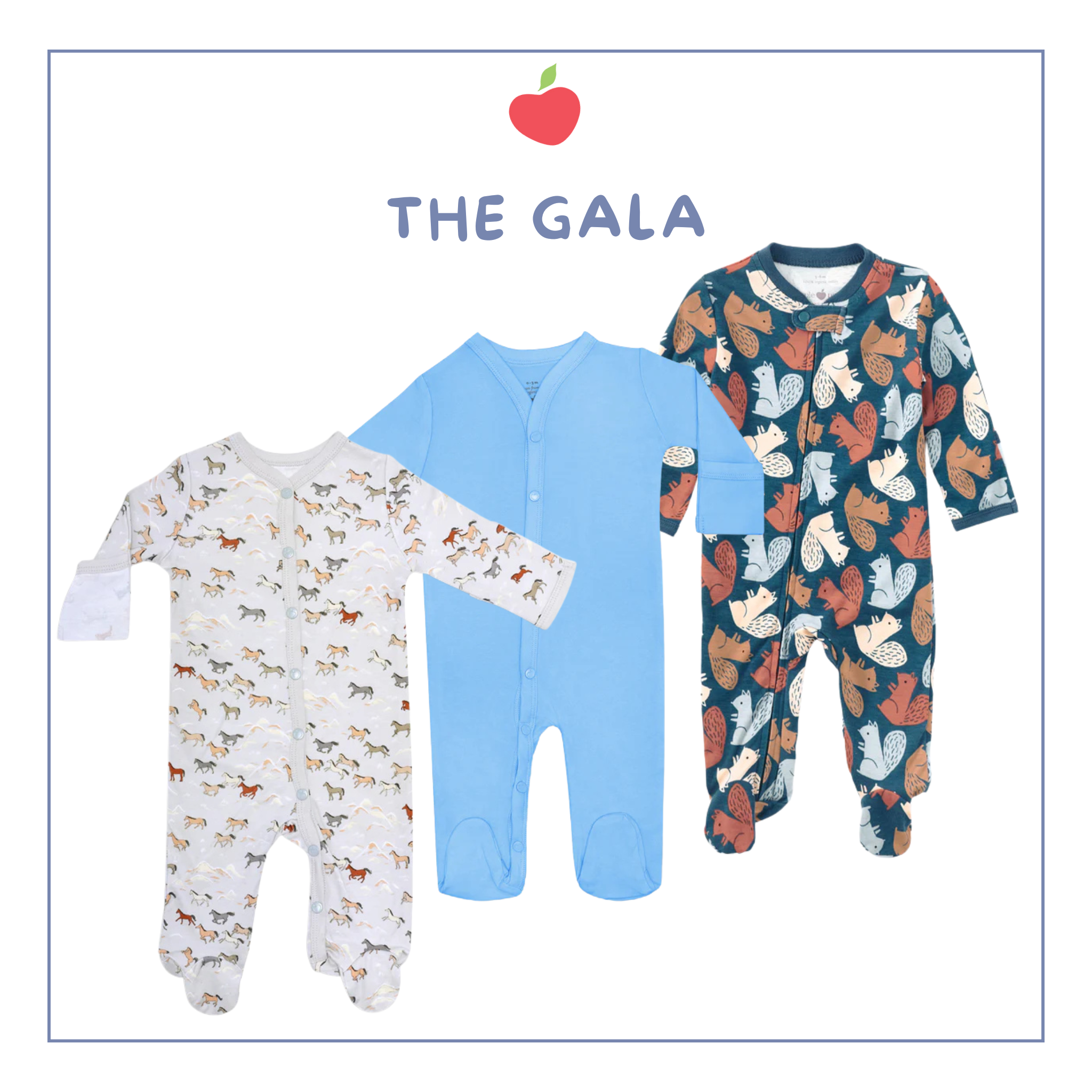 The Gala 3-Piece Bamboo Blend Baby Set