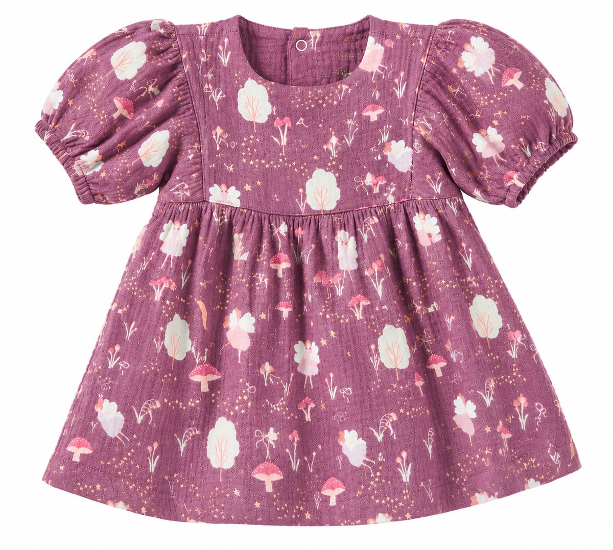 Dress with Puff Sleeves - Forest Fairies