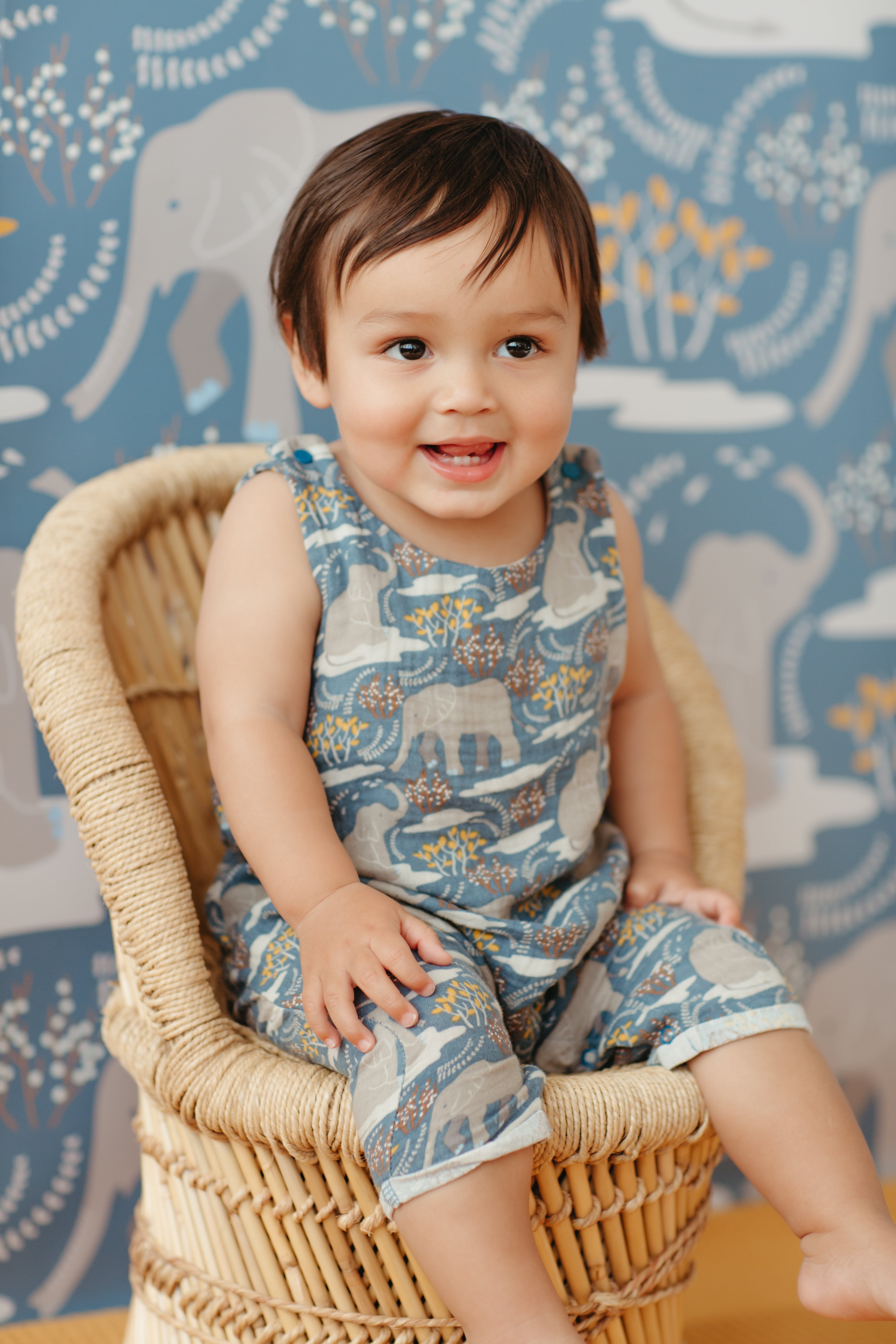 Muslin Overalls - Safari Party